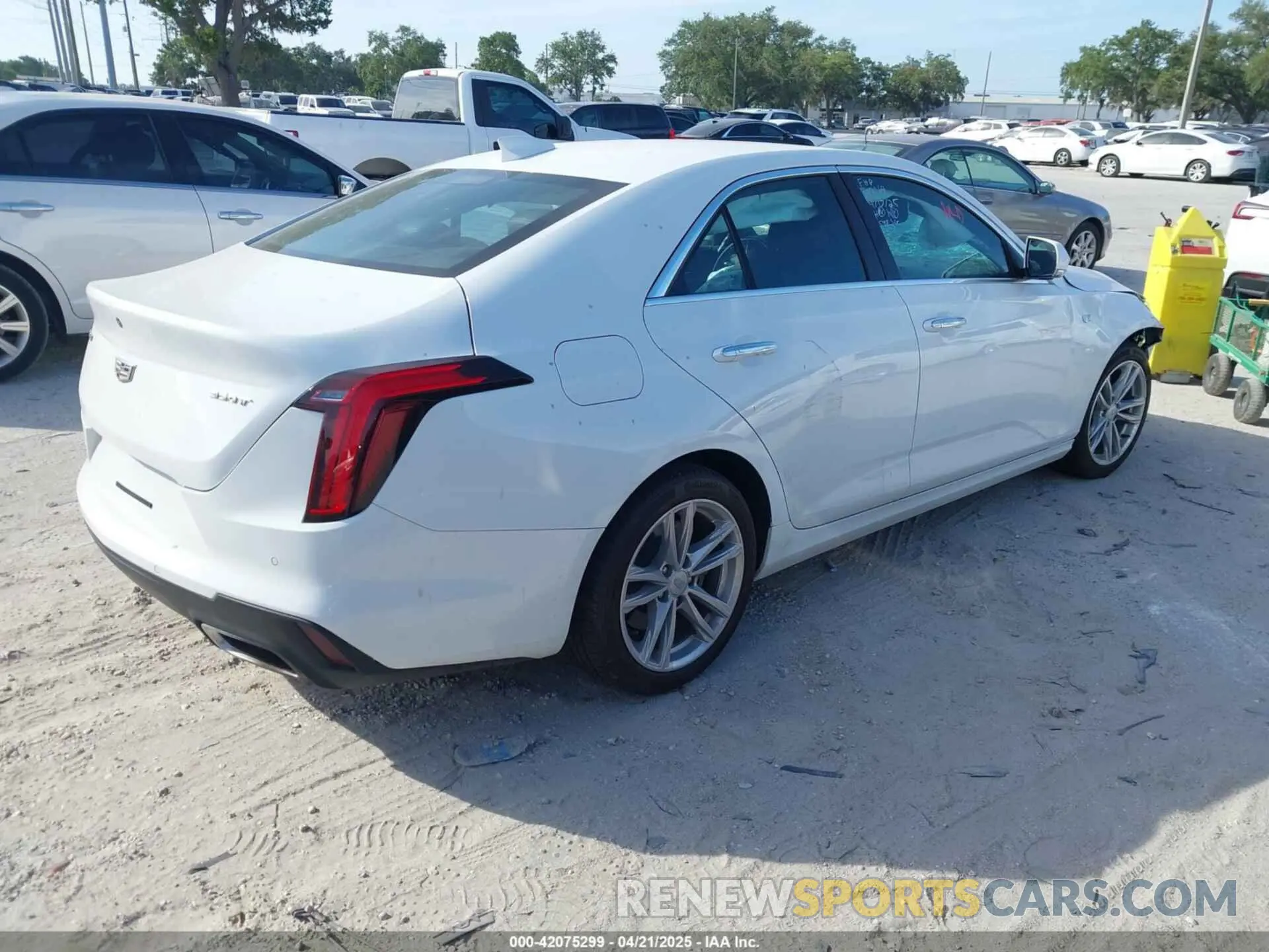 4 Photograph of a damaged car 1G6DA5RK2R0124982 CADILLAC CT4 2024