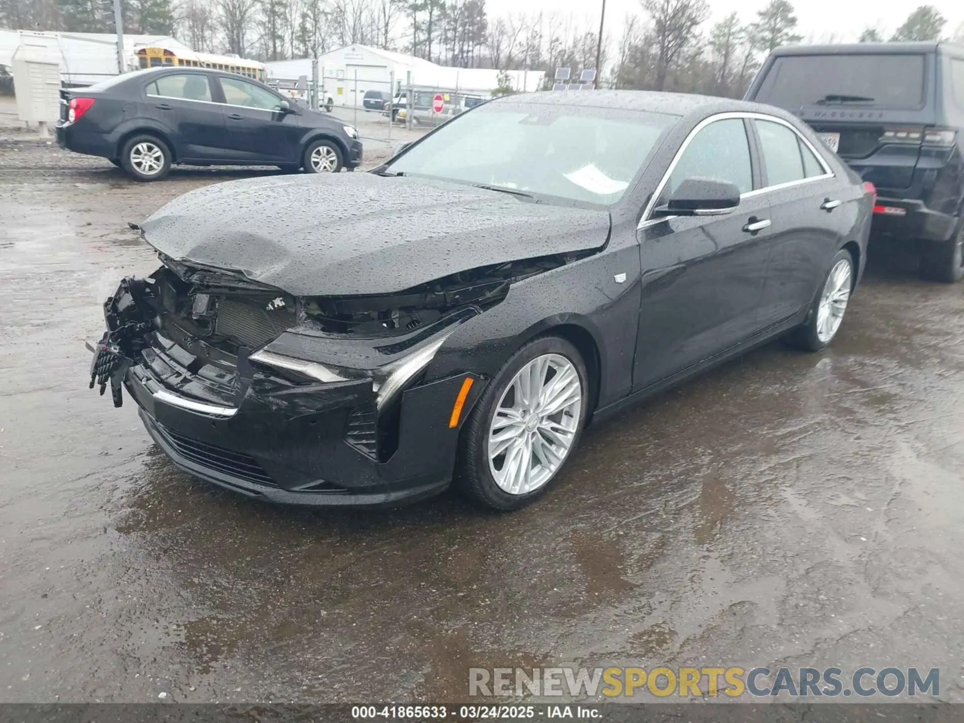 2 Photograph of a damaged car 1G6DB5RK3R0106665 CADILLAC CT4 2024