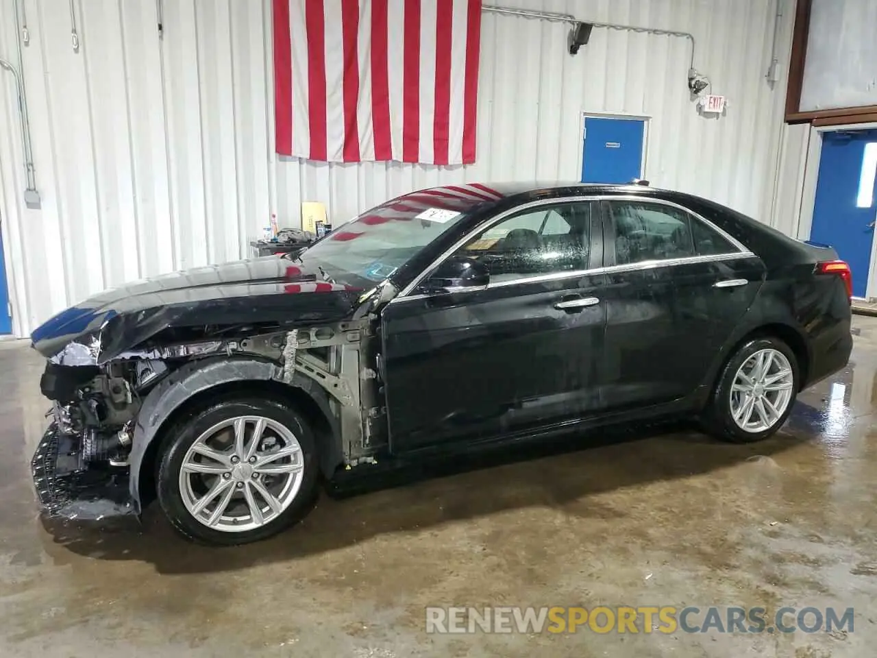 1 Photograph of a damaged car 1G6DE5RK2R0127692 CADILLAC CT4 2024