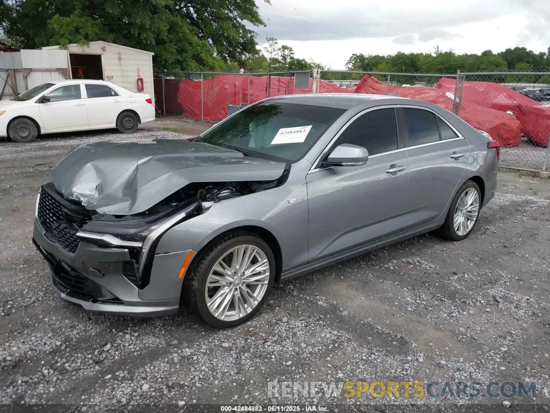 2 Photograph of a damaged car 1G6DF5RK9R0116735 CADILLAC CT4 2024