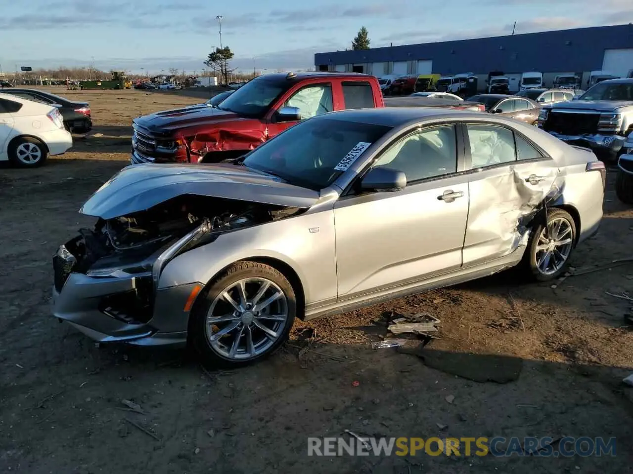 1 Photograph of a damaged car 1G6DG5RK6R0100179 CADILLAC CT4 2024
