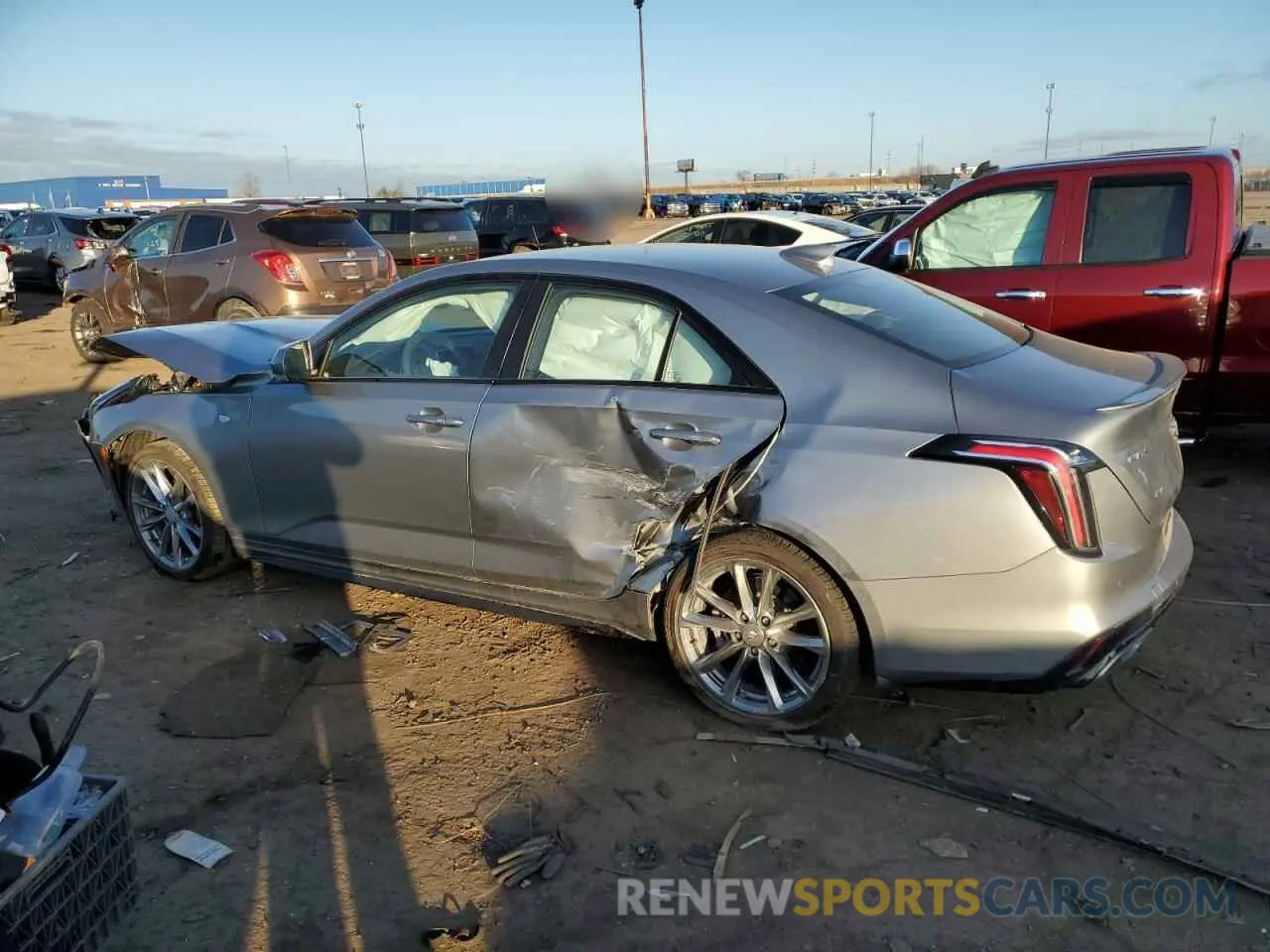 2 Photograph of a damaged car 1G6DG5RK6R0100179 CADILLAC CT4 2024