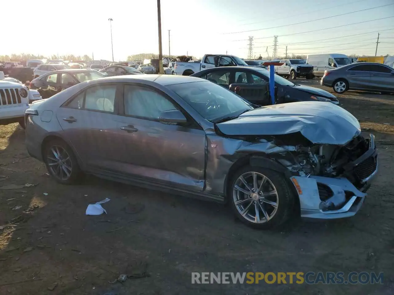 4 Photograph of a damaged car 1G6DG5RK6R0100179 CADILLAC CT4 2024
