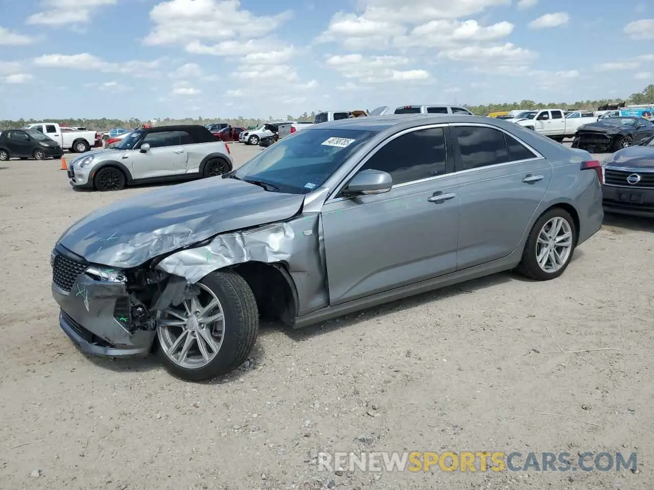 1 Photograph of a damaged car 1G6DJ5RK7R0118076 CADILLAC CT4 2024