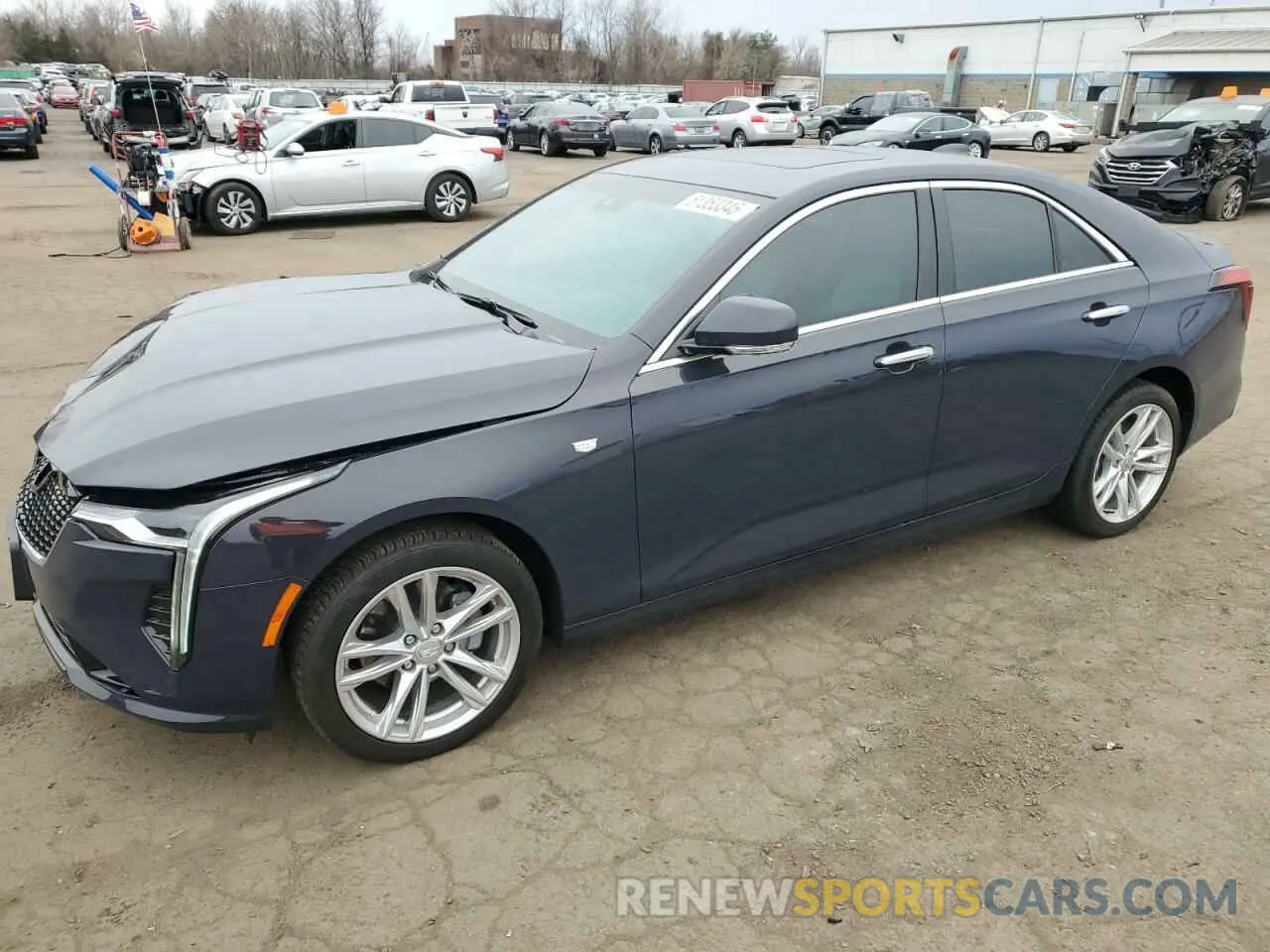 1 Photograph of a damaged car 1G6DK5RK2R0131430 CADILLAC CT4 2024