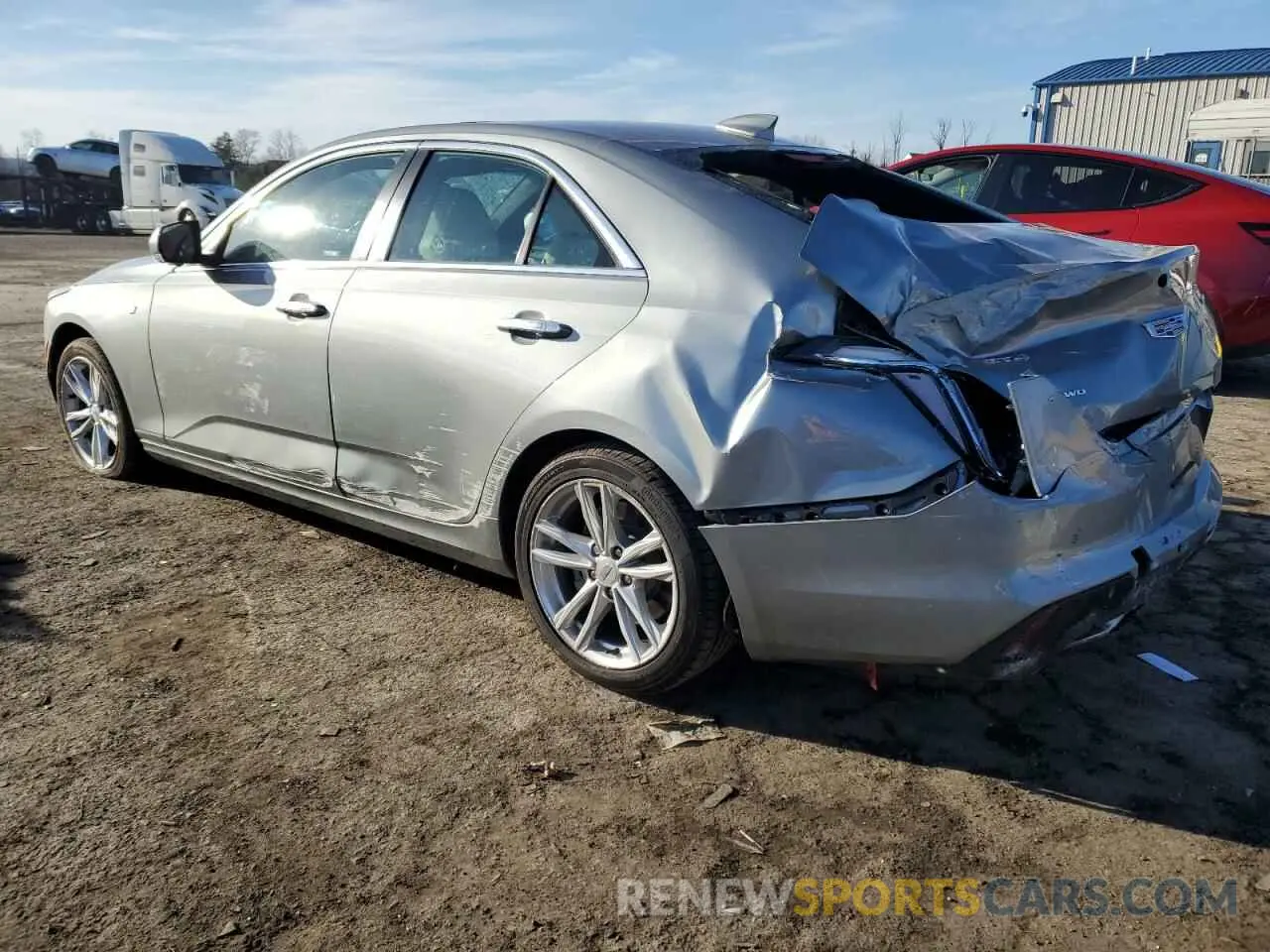 2 Photograph of a damaged car 1G6DK5RK7R0103347 CADILLAC CT4 2024