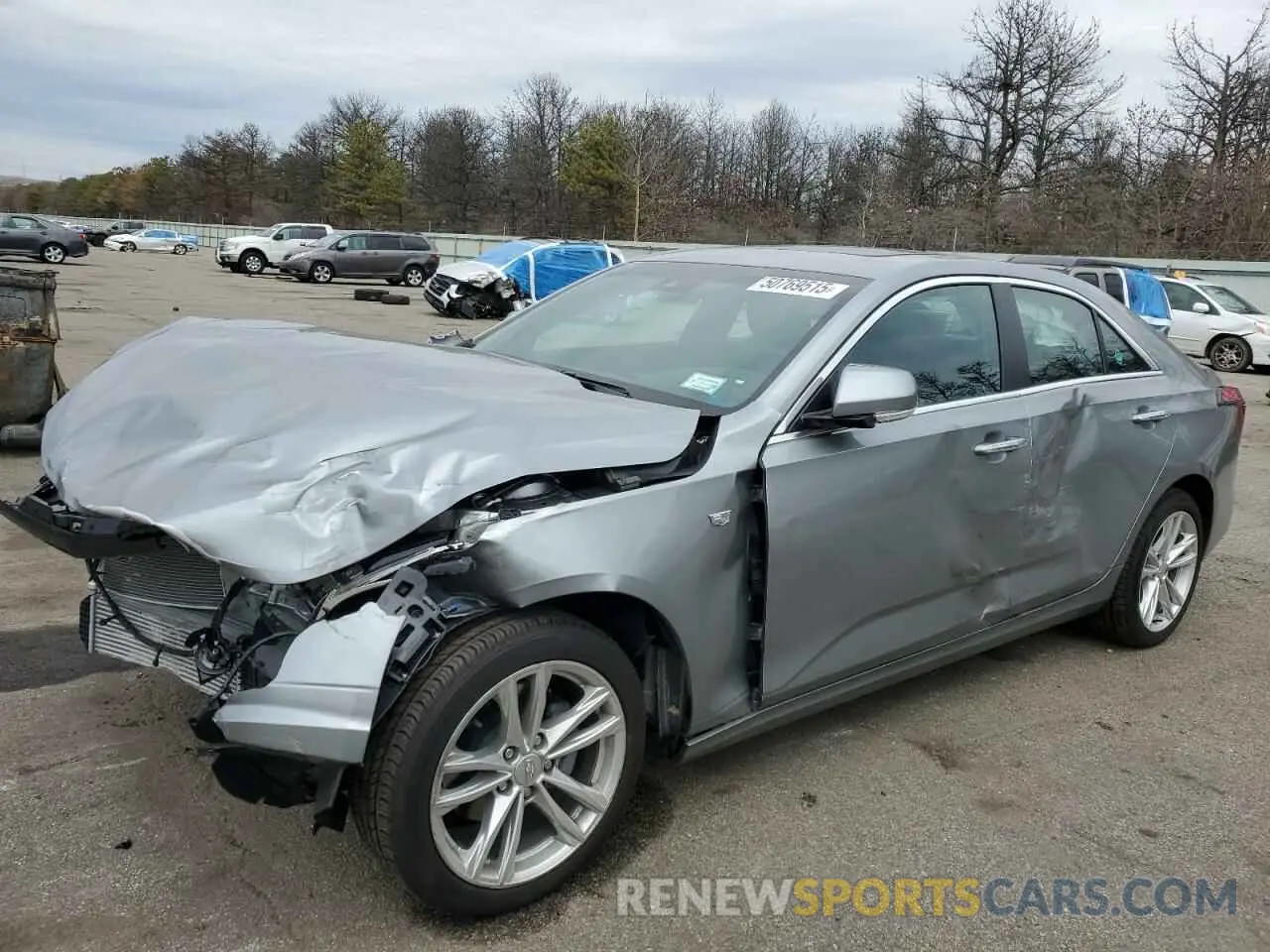 1 Photograph of a damaged car 1G6DK5RK9R0132350 CADILLAC CT4 2024