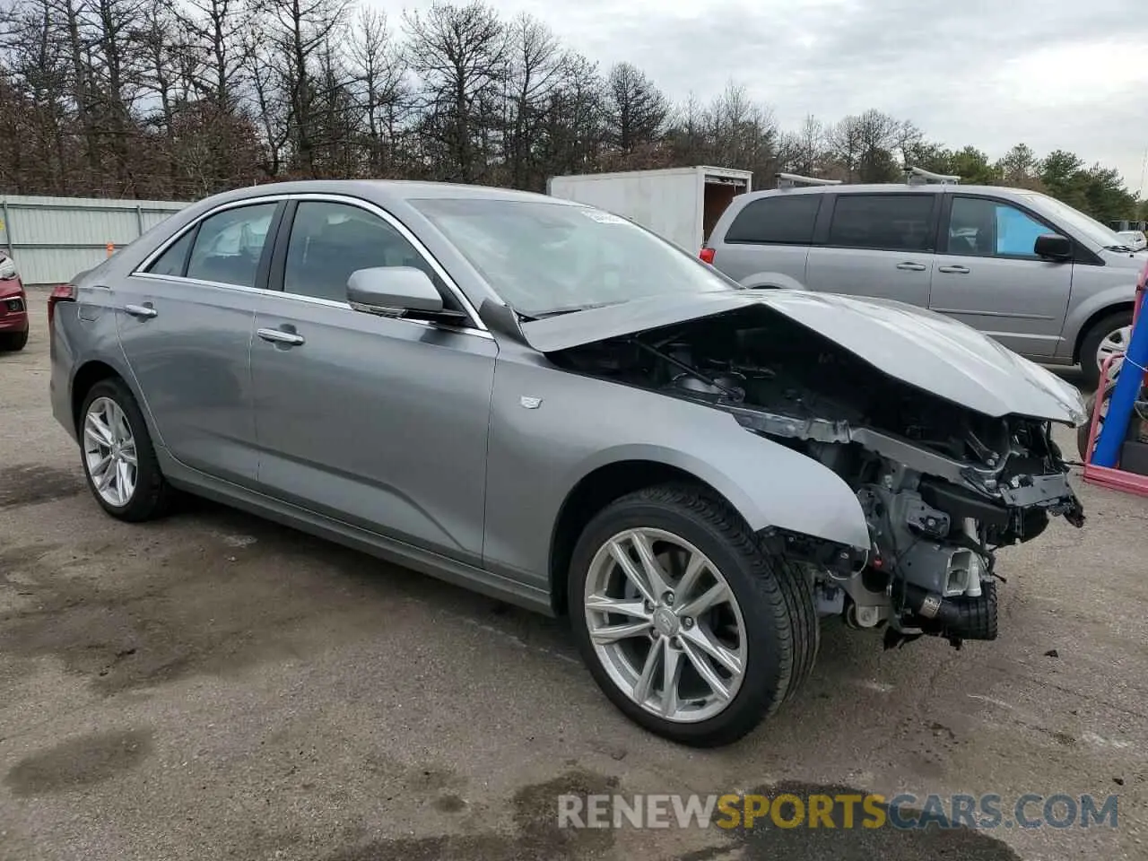 4 Photograph of a damaged car 1G6DK5RK9R0132350 CADILLAC CT4 2024