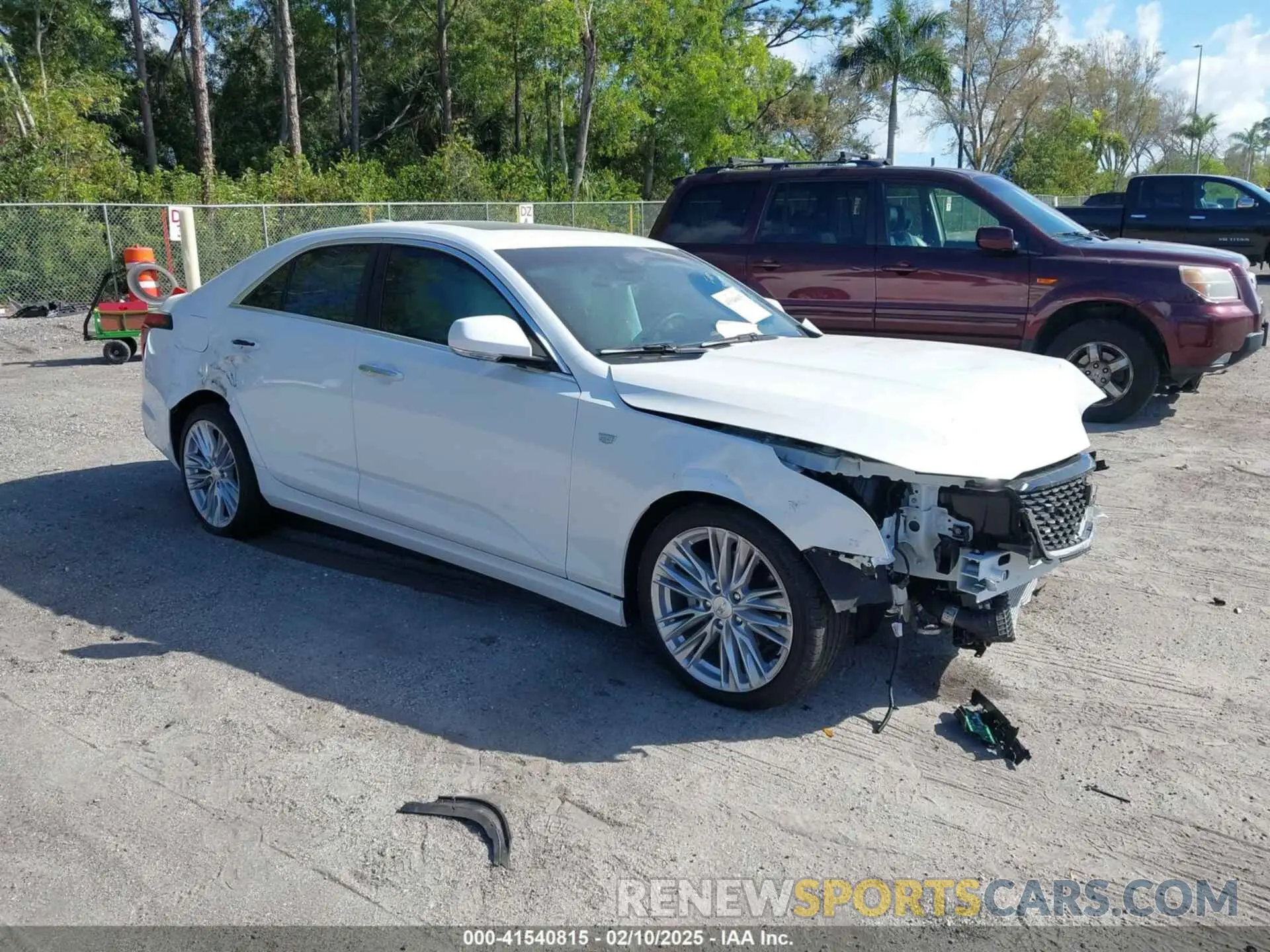 1 Photograph of a damaged car 1G6DB5RK3S0110690 CADILLAC CT4 2025