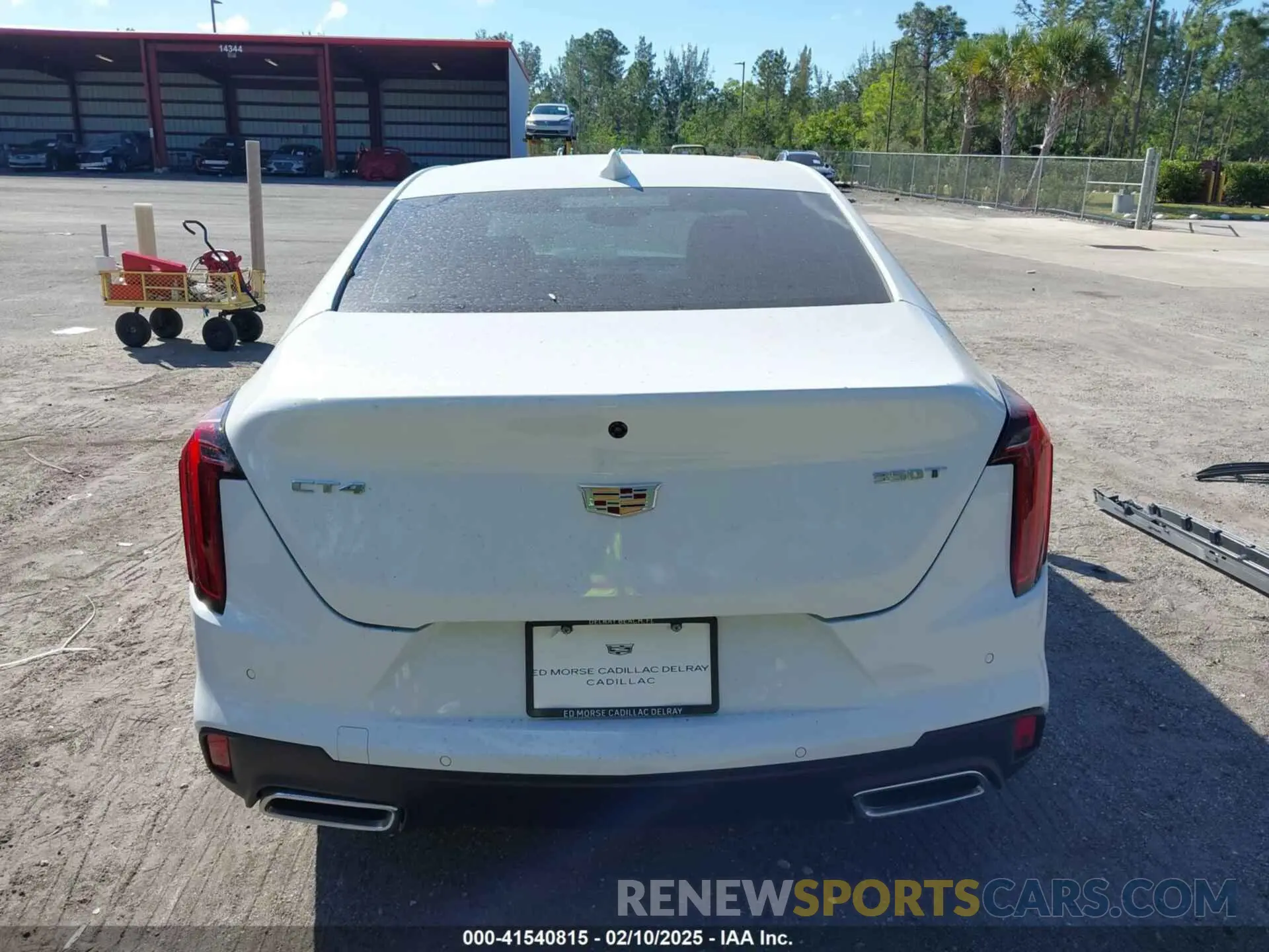 16 Photograph of a damaged car 1G6DB5RK3S0110690 CADILLAC CT4 2025