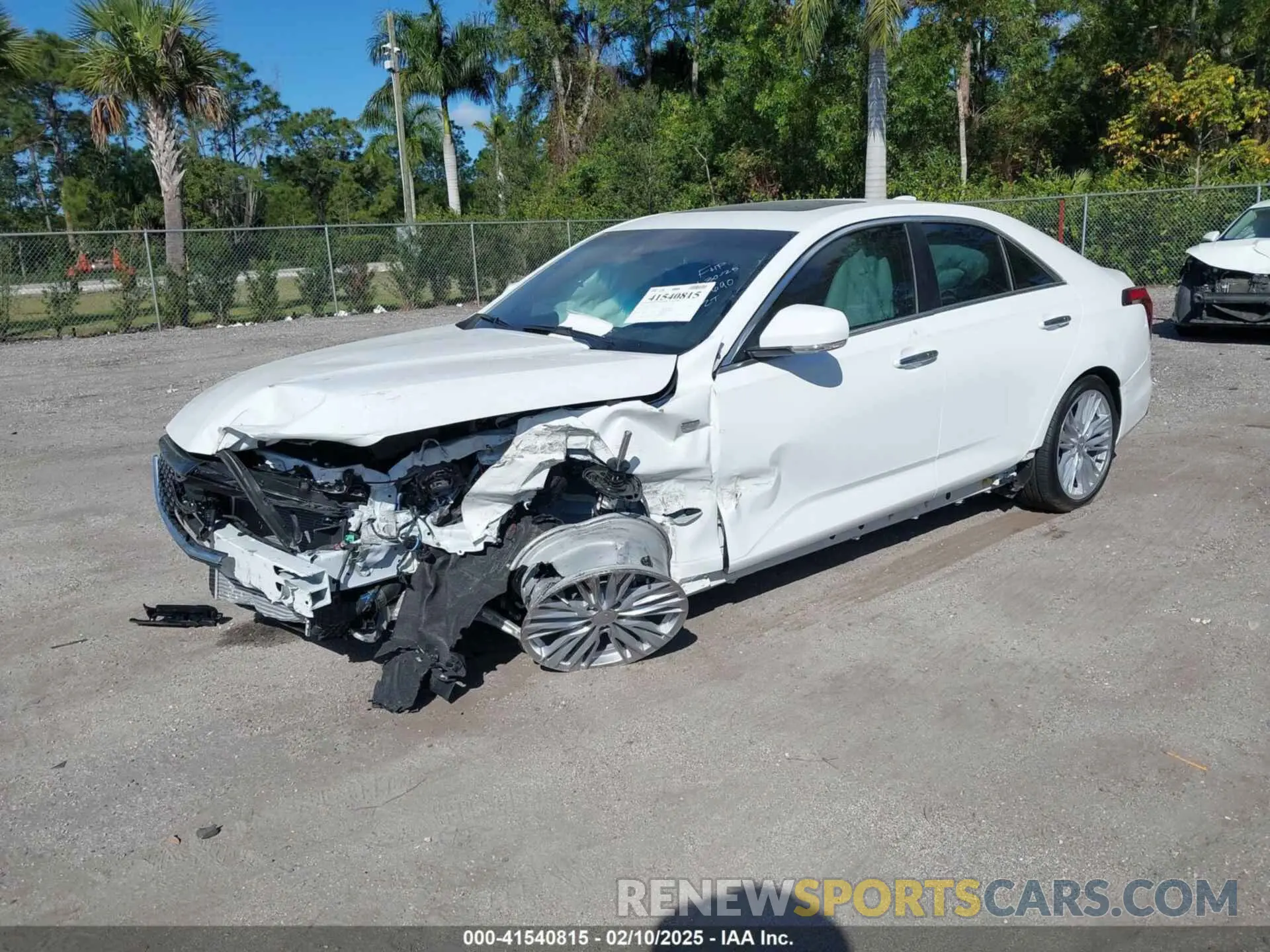 2 Photograph of a damaged car 1G6DB5RK3S0110690 CADILLAC CT4 2025