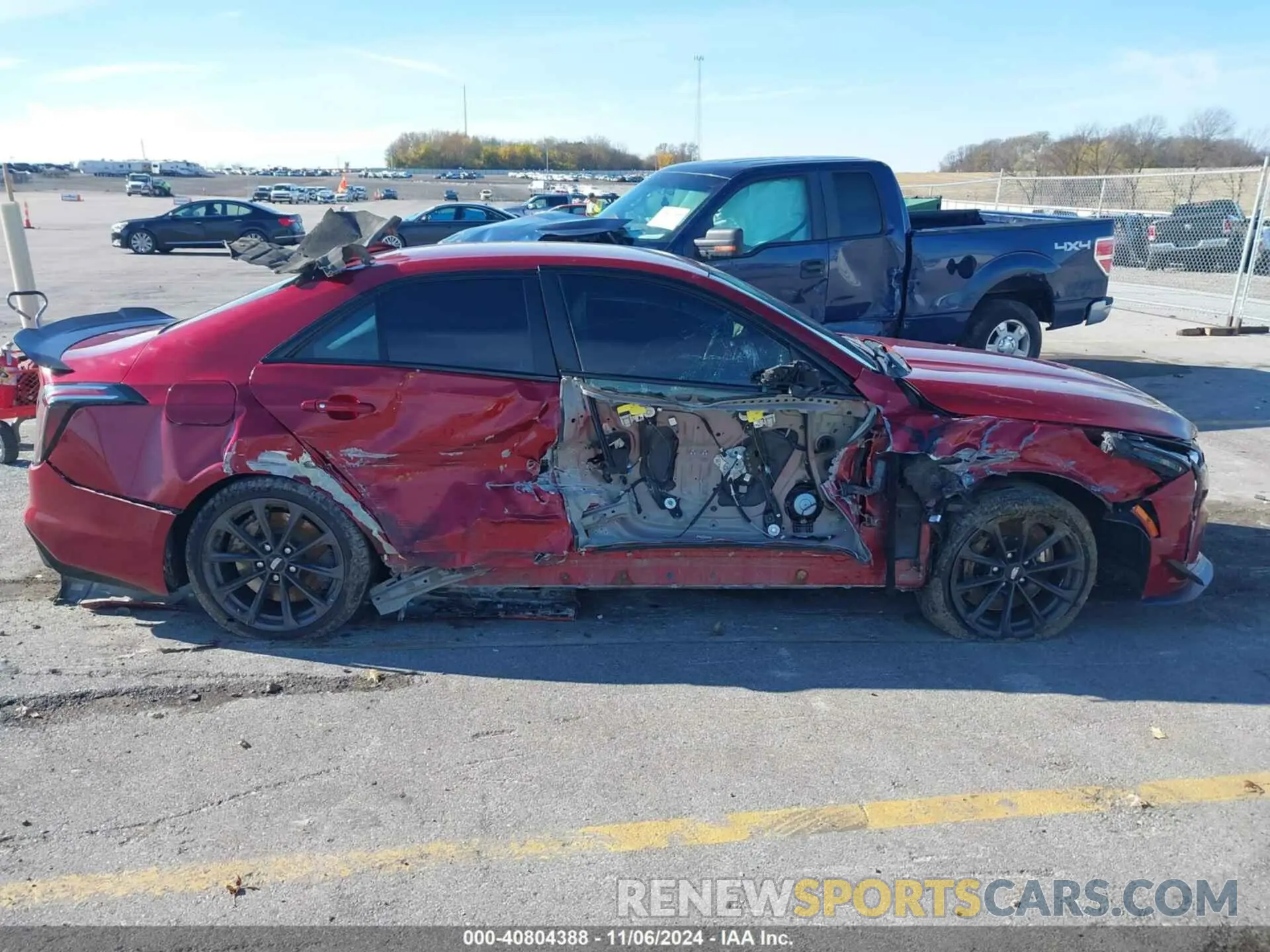 13 Photograph of a damaged car 1G6D65RP2N0460400 CADILLAC CT4-V 2022
