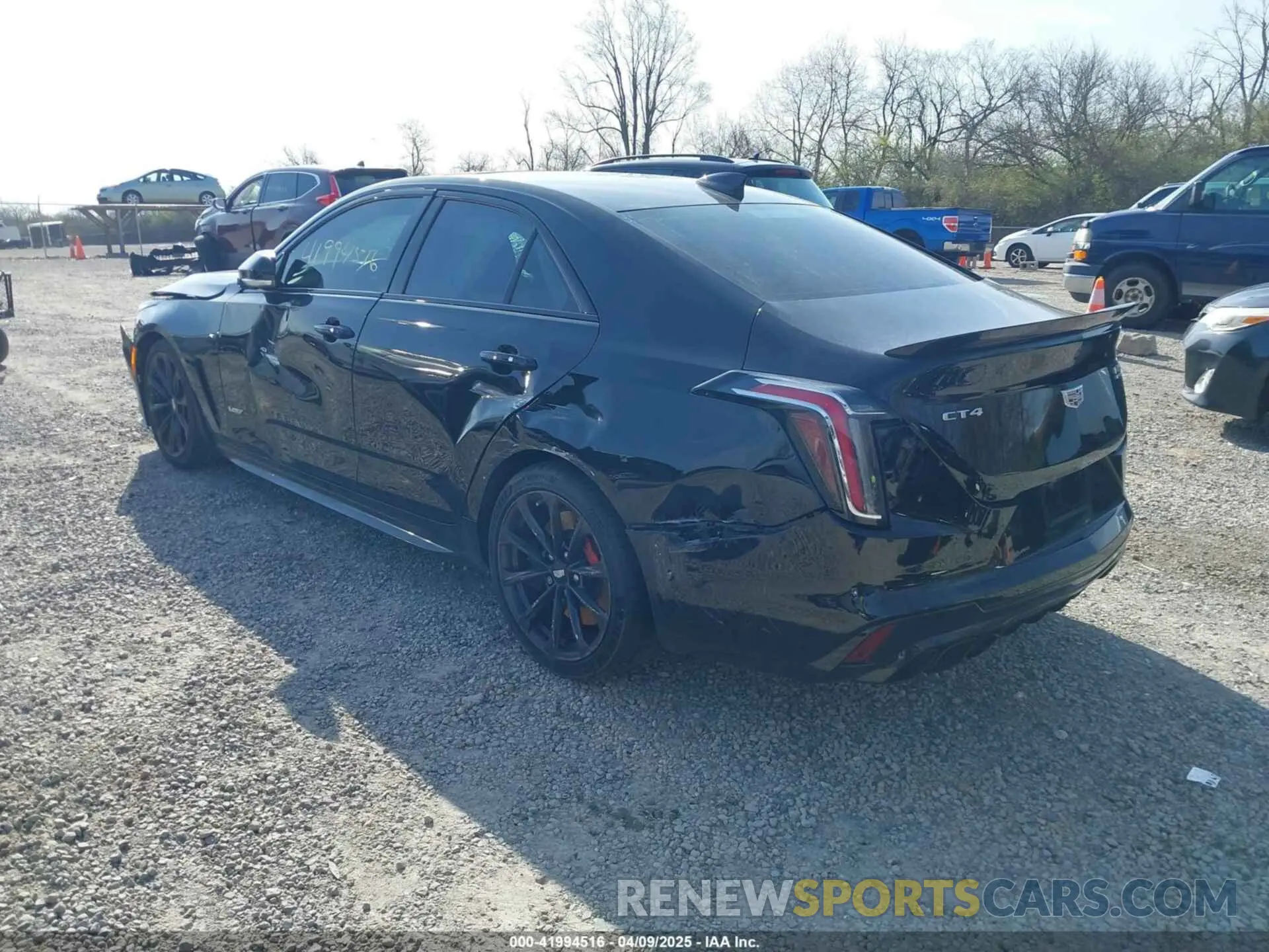 3 Photograph of a damaged car 1G6D75RP7N0410850 CADILLAC CT4-V 2022