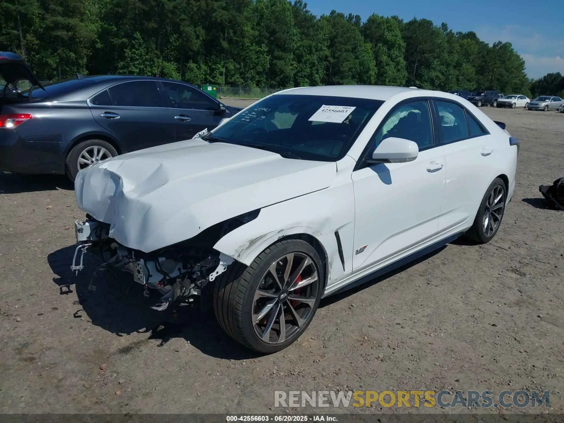 2 Photograph of a damaged car 1G6D75RP9R0410192 CADILLAC CT4-V 2024