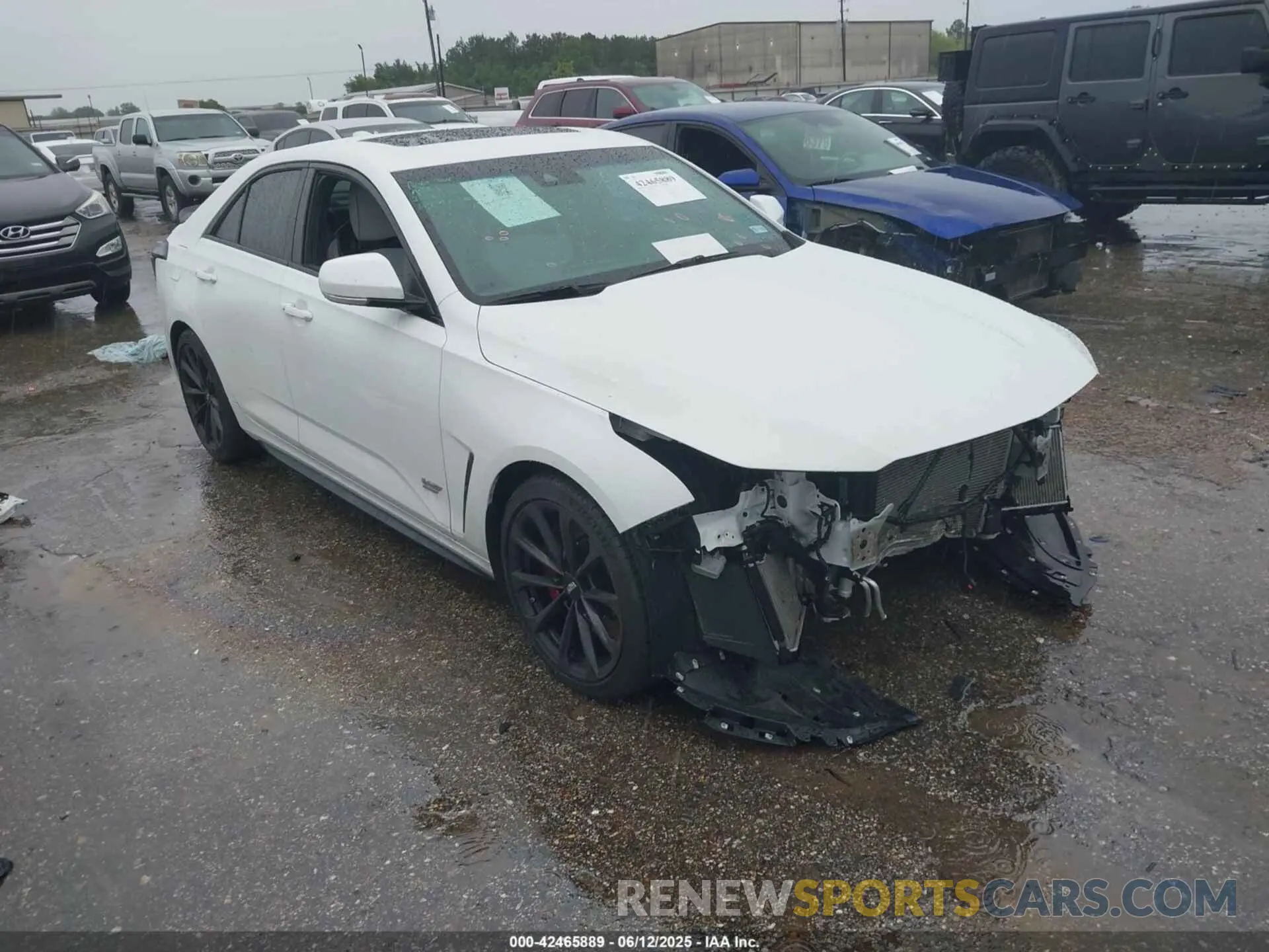1 Photograph of a damaged car 1G6D75RPXR0410024 CADILLAC CT4-V 2024