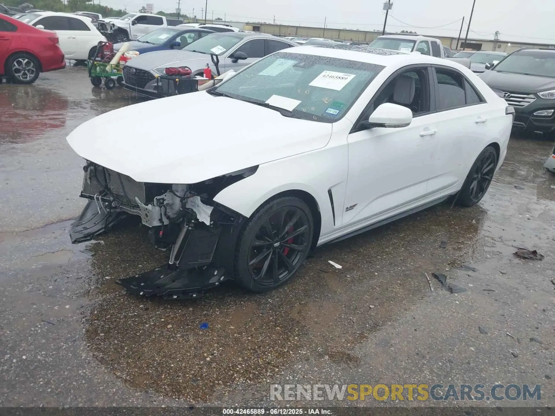 2 Photograph of a damaged car 1G6D75RPXR0410024 CADILLAC CT4-V 2024