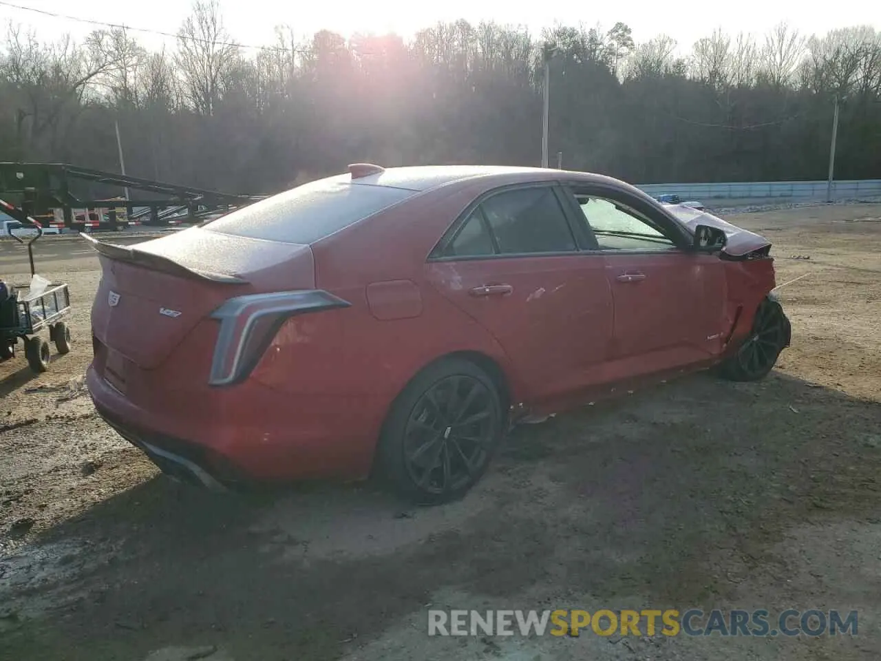 3 Photograph of a damaged car 1G6D75RP2N0410691 CADILLAC CT4-V BLAC 2022