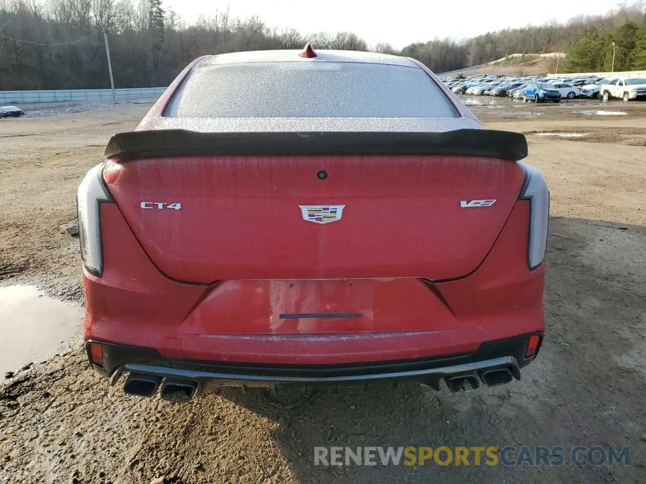 6 Photograph of a damaged car 1G6D75RP2N0410691 CADILLAC CT4-V BLAC 2022