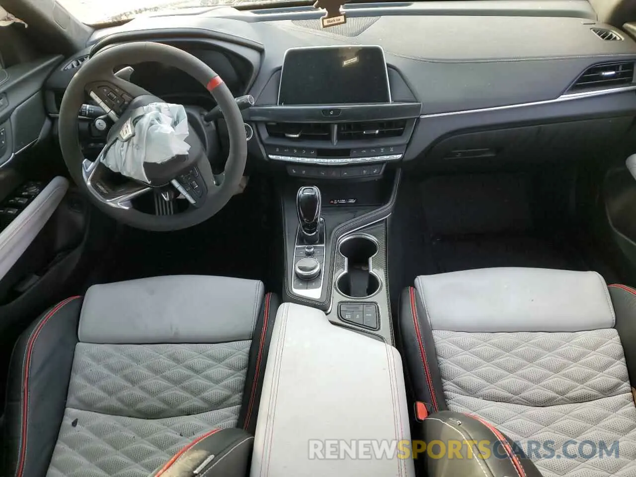 8 Photograph of a damaged car 1G6D75RP2N0410691 CADILLAC CT4-V BLAC 2022
