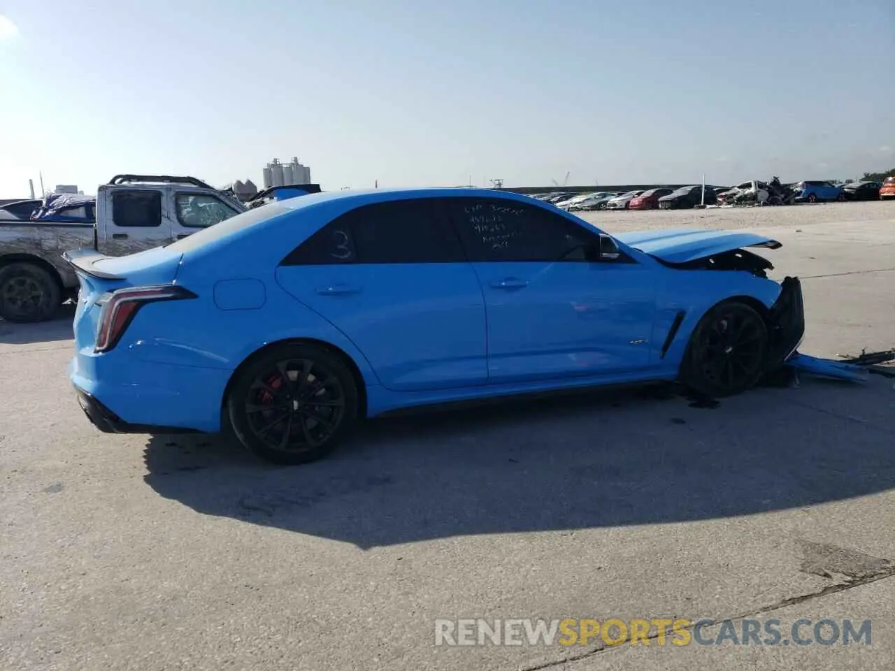 3 Photograph of a damaged car 1G6D75RP3N0410263 CADILLAC CT4-V BLAC 2022