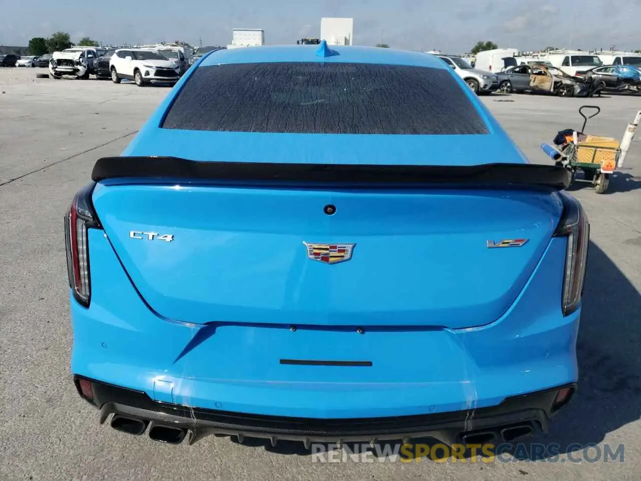 6 Photograph of a damaged car 1G6D75RP3N0410263 CADILLAC CT4-V BLAC 2022