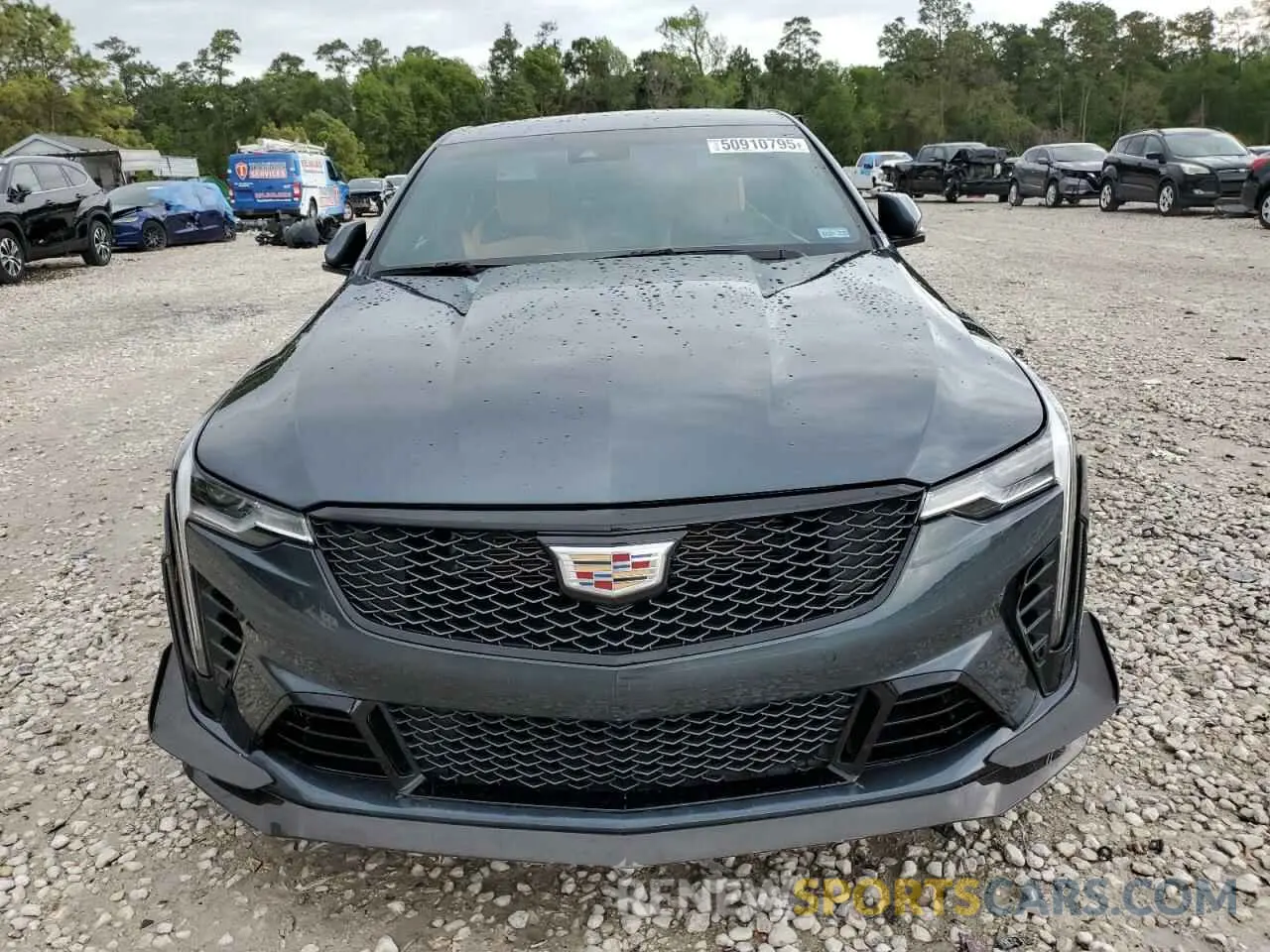 5 Photograph of a damaged car 1G6DL5RP7N0260007 CADILLAC CT4-V BLAC 2022