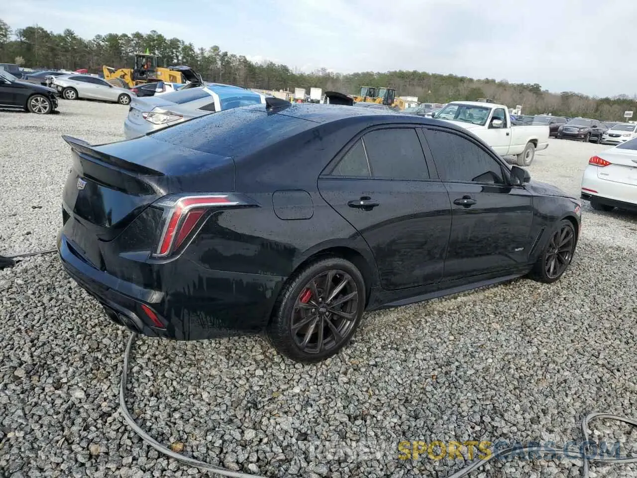 3 Photograph of a damaged car 1G6DL5RP4P0410979 CADILLAC CT4-V BLAC 2023