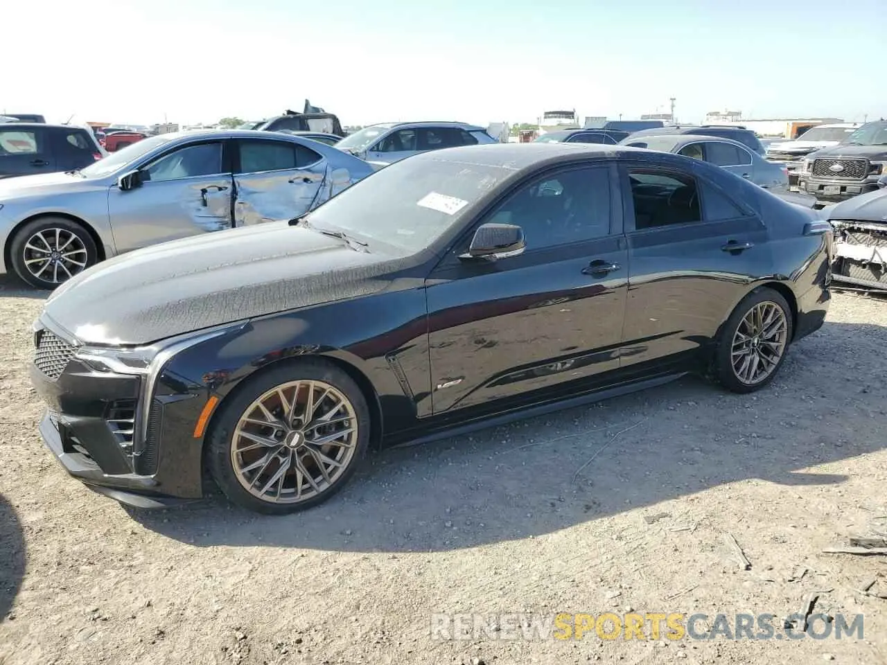 1 Photograph of a damaged car 1G6DL5RP5P0410487 CADILLAC CT4-V BLAC 2023