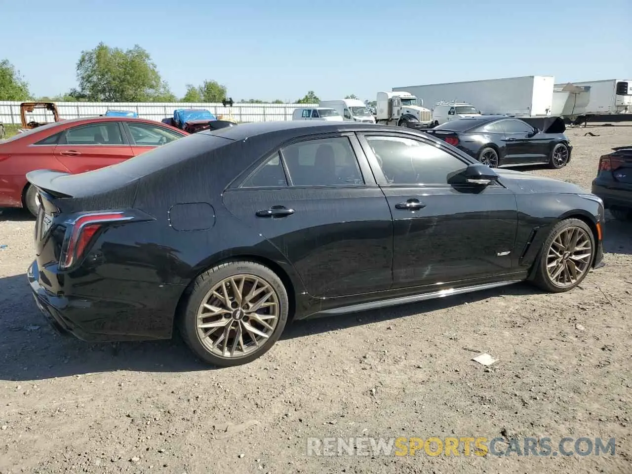 3 Photograph of a damaged car 1G6DL5RP5P0410487 CADILLAC CT4-V BLAC 2023