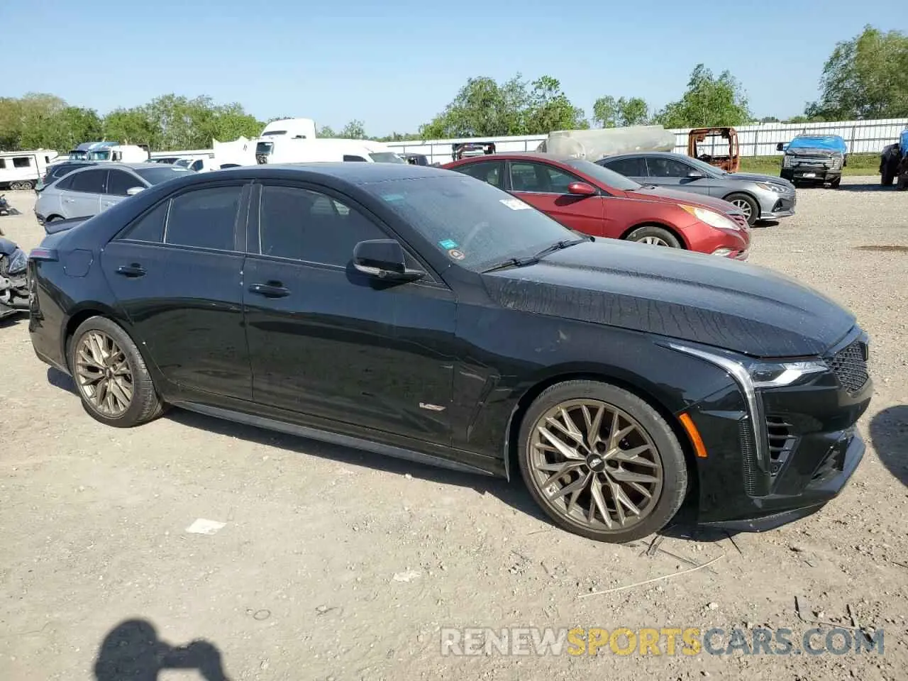 4 Photograph of a damaged car 1G6DL5RP5P0410487 CADILLAC CT4-V BLAC 2023
