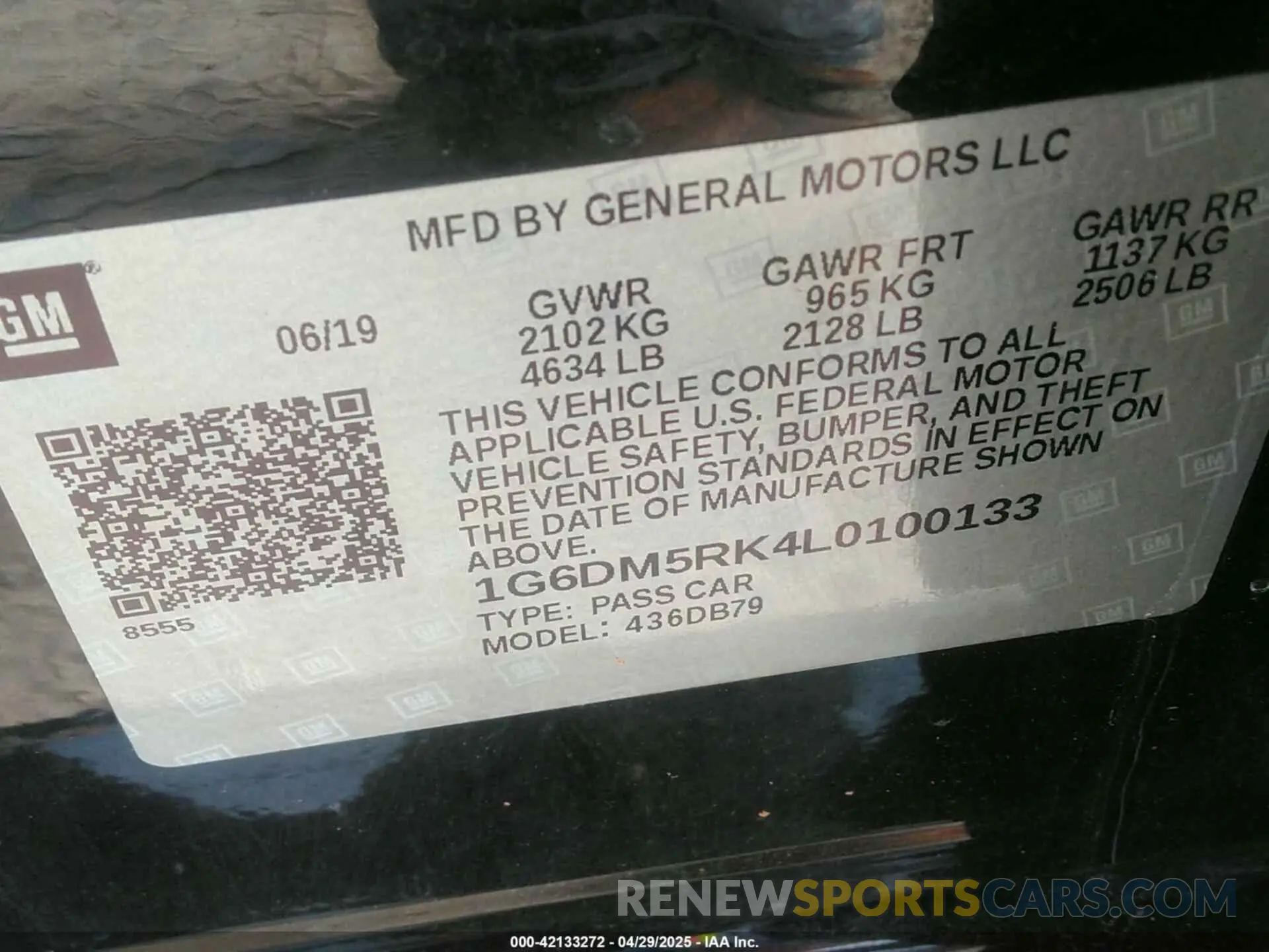 9 Photograph of a damaged car 1G6DM5RK4L0100133 CADILLAC CT5 2020