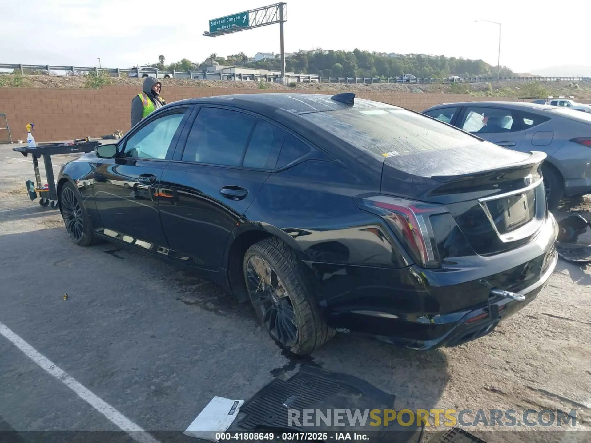 3 Photograph of a damaged car 1G6DM5RK5L0131469 CADILLAC CT5 2020
