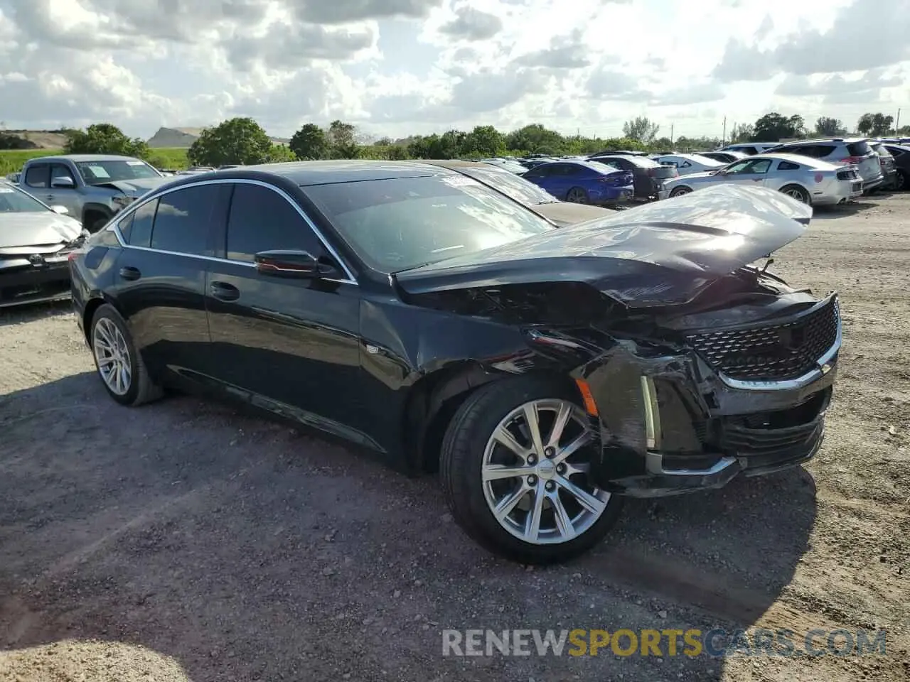 4 Photograph of a damaged car 1G6DM5RK8L0119235 CADILLAC CT5 2020