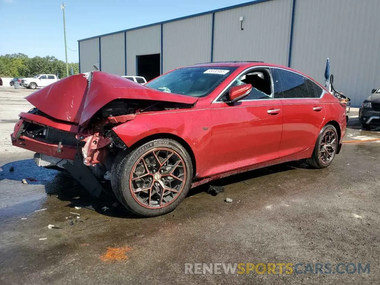 1 Photograph of a damaged car 1G6DN5RK1L0128842 CADILLAC CT5 2020