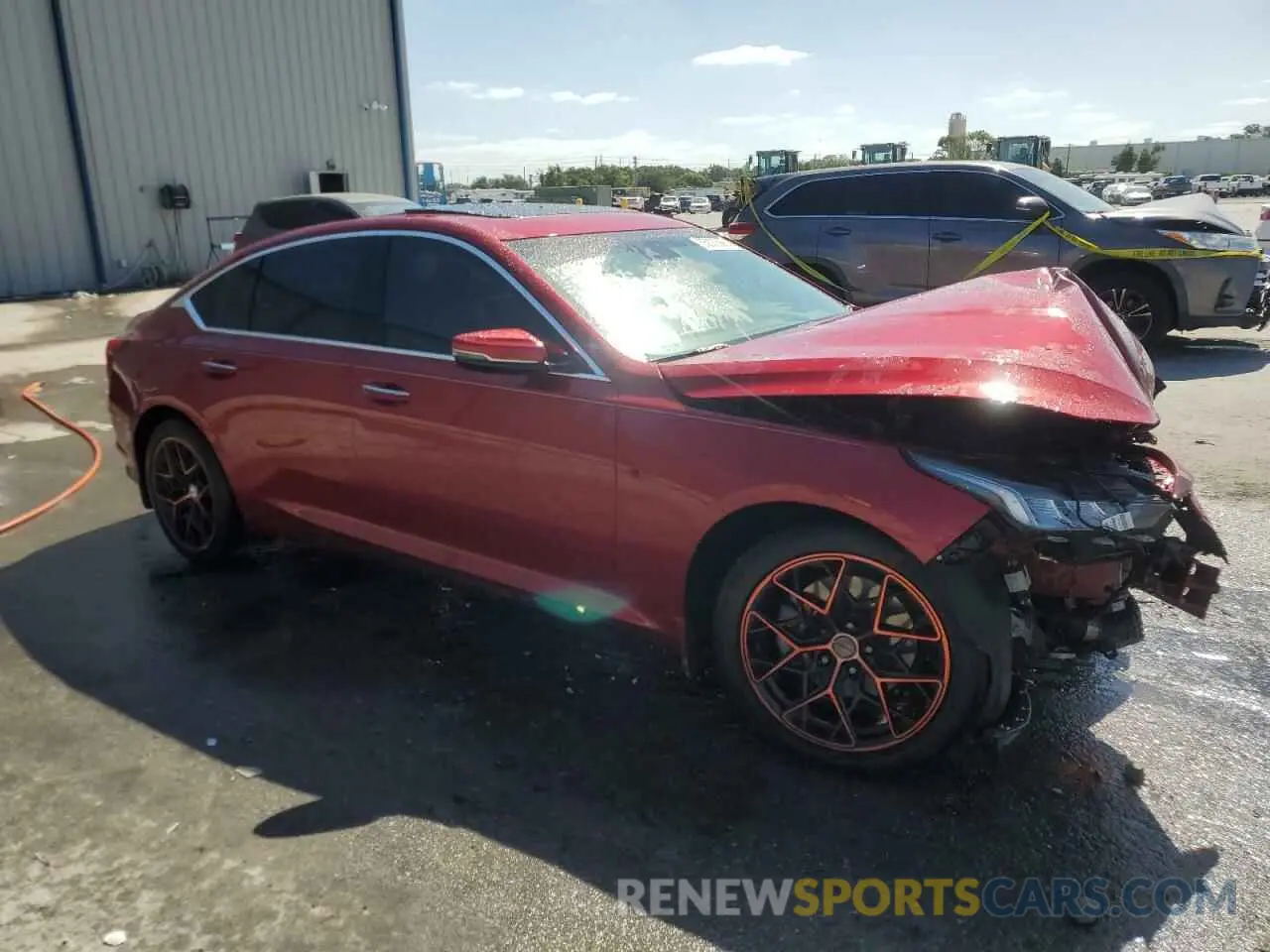 4 Photograph of a damaged car 1G6DN5RK1L0128842 CADILLAC CT5 2020
