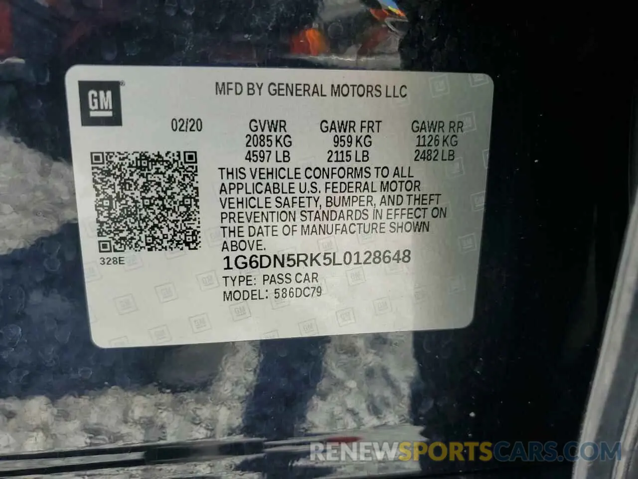 12 Photograph of a damaged car 1G6DN5RK5L0128648 CADILLAC CT5 2020