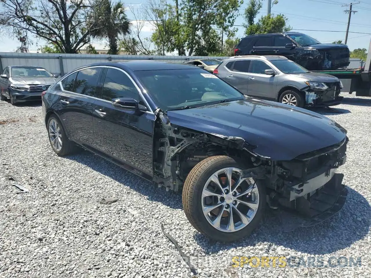 4 Photograph of a damaged car 1G6DN5RK5L0128648 CADILLAC CT5 2020