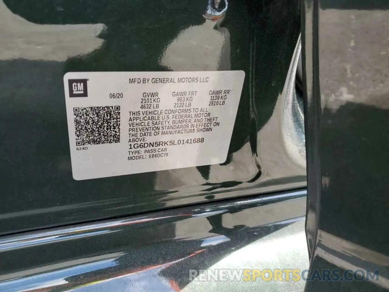 12 Photograph of a damaged car 1G6DN5RK5L0141688 CADILLAC CT5 2020