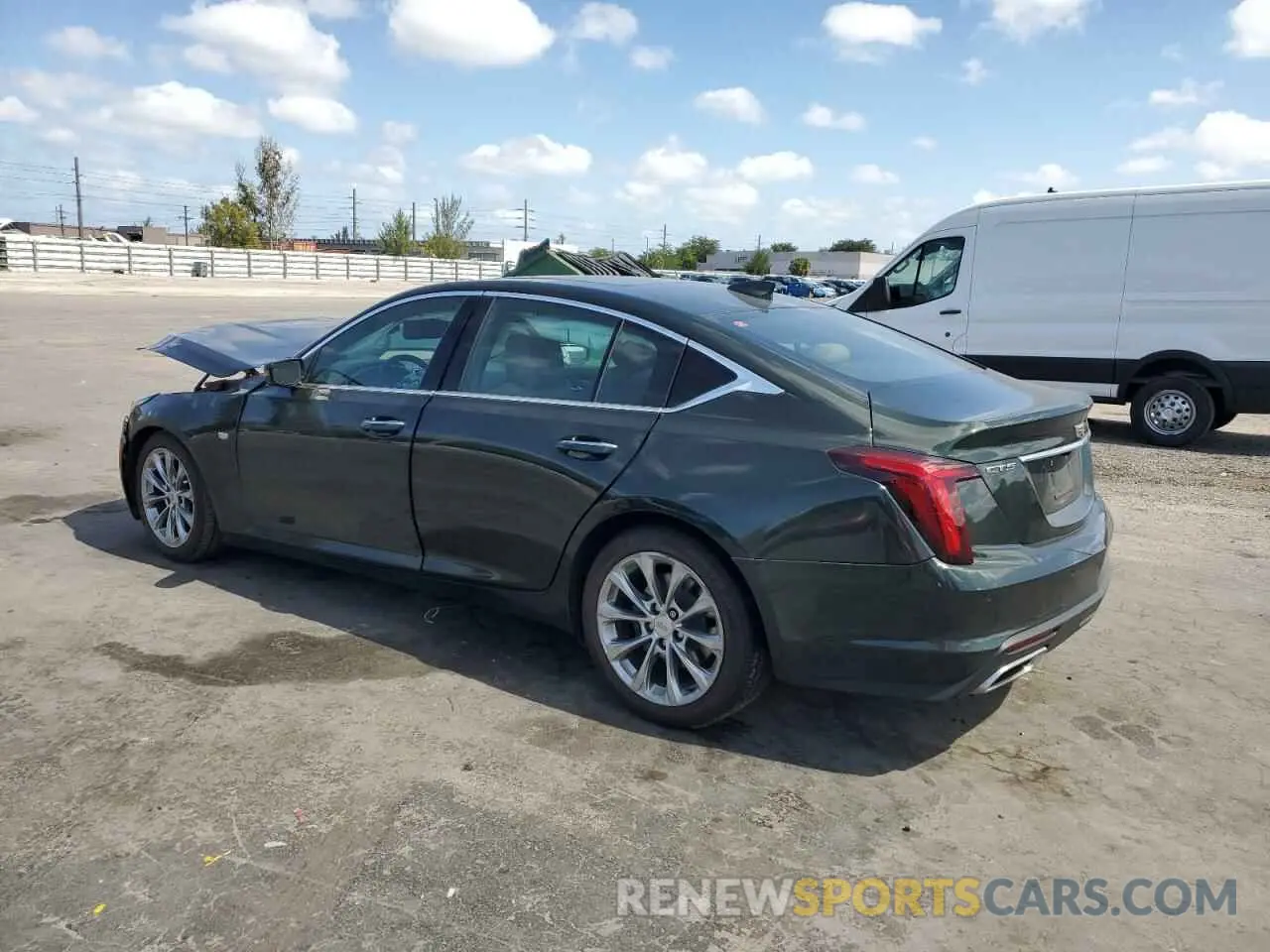 2 Photograph of a damaged car 1G6DN5RK5L0141688 CADILLAC CT5 2020
