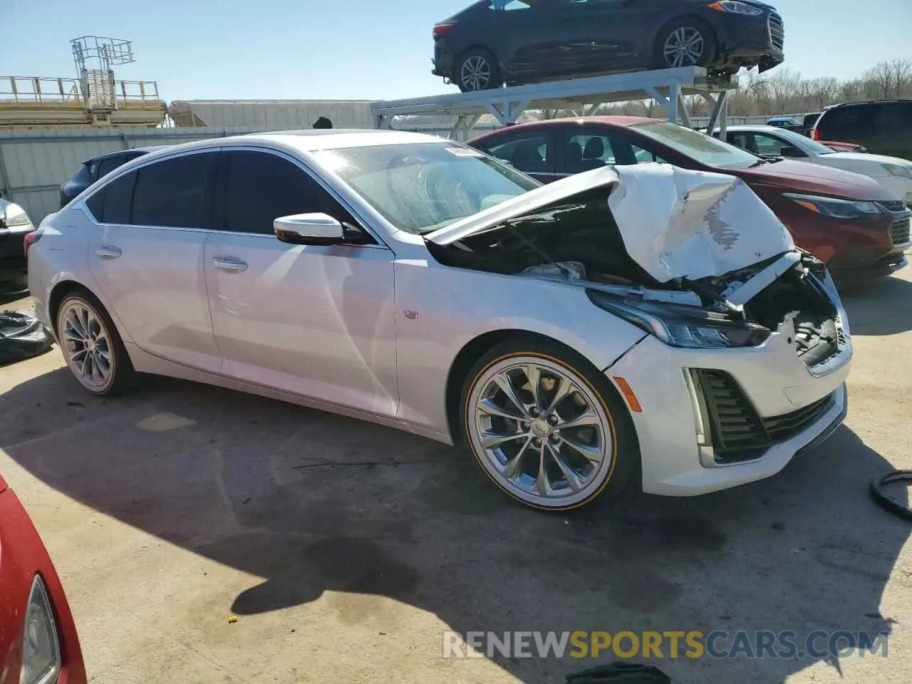4 Photograph of a damaged car 1G6DN5RK6L0152182 CADILLAC CT5 2020