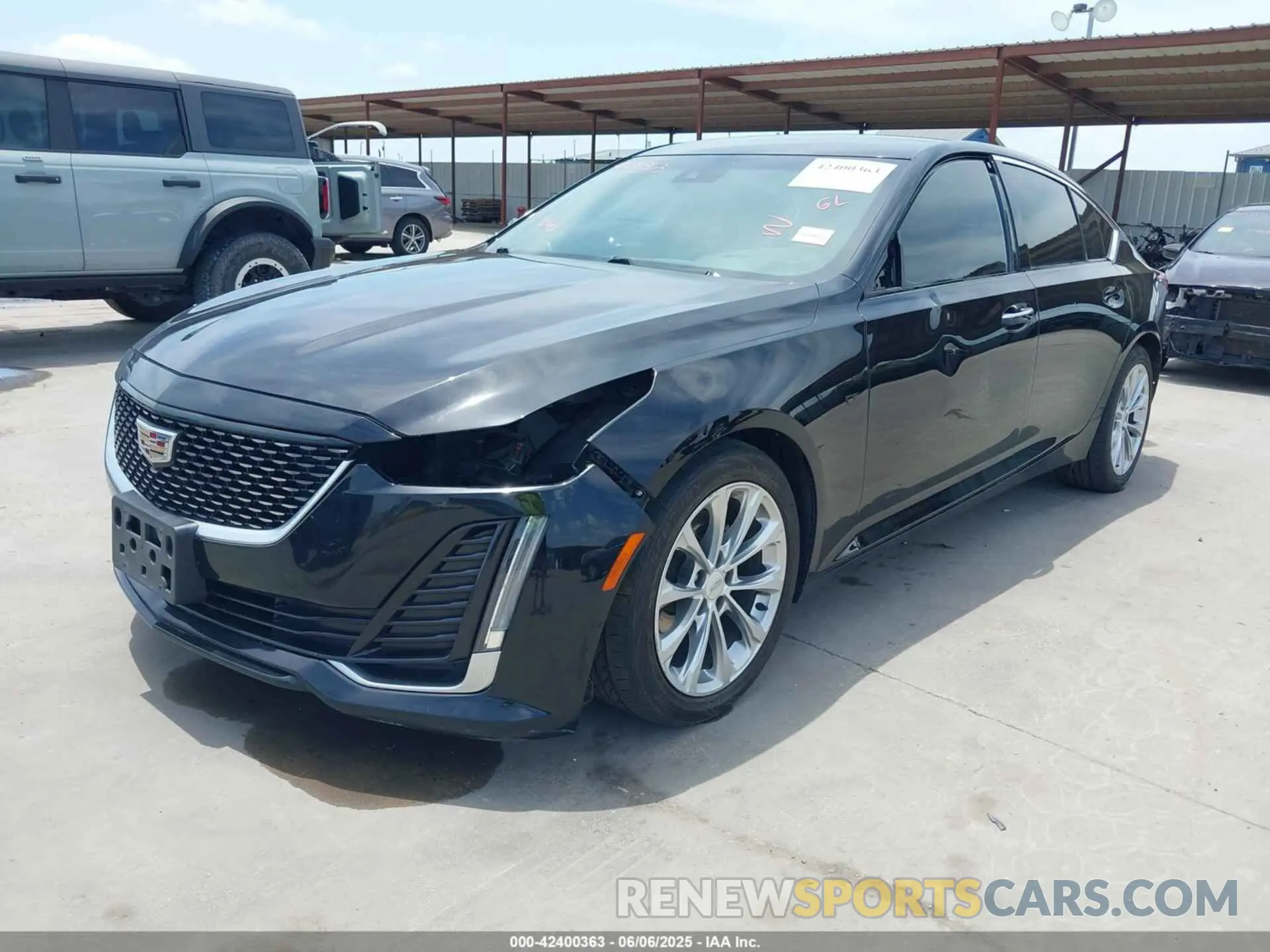 2 Photograph of a damaged car 1G6DN5RK7L0131194 CADILLAC CT5 2020