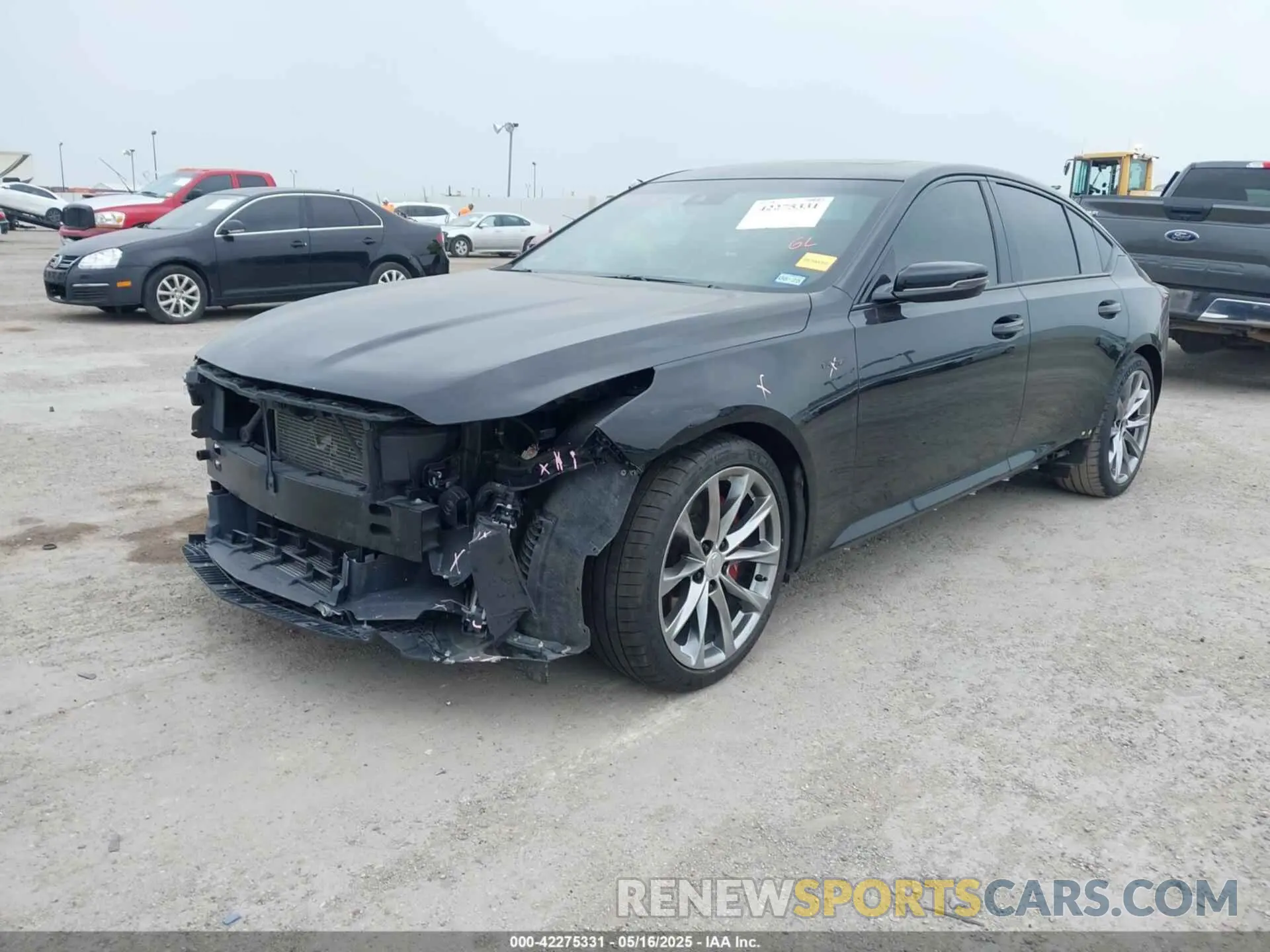 2 Photograph of a damaged car 1G6DR5RW9L0145203 CADILLAC CT5 2020