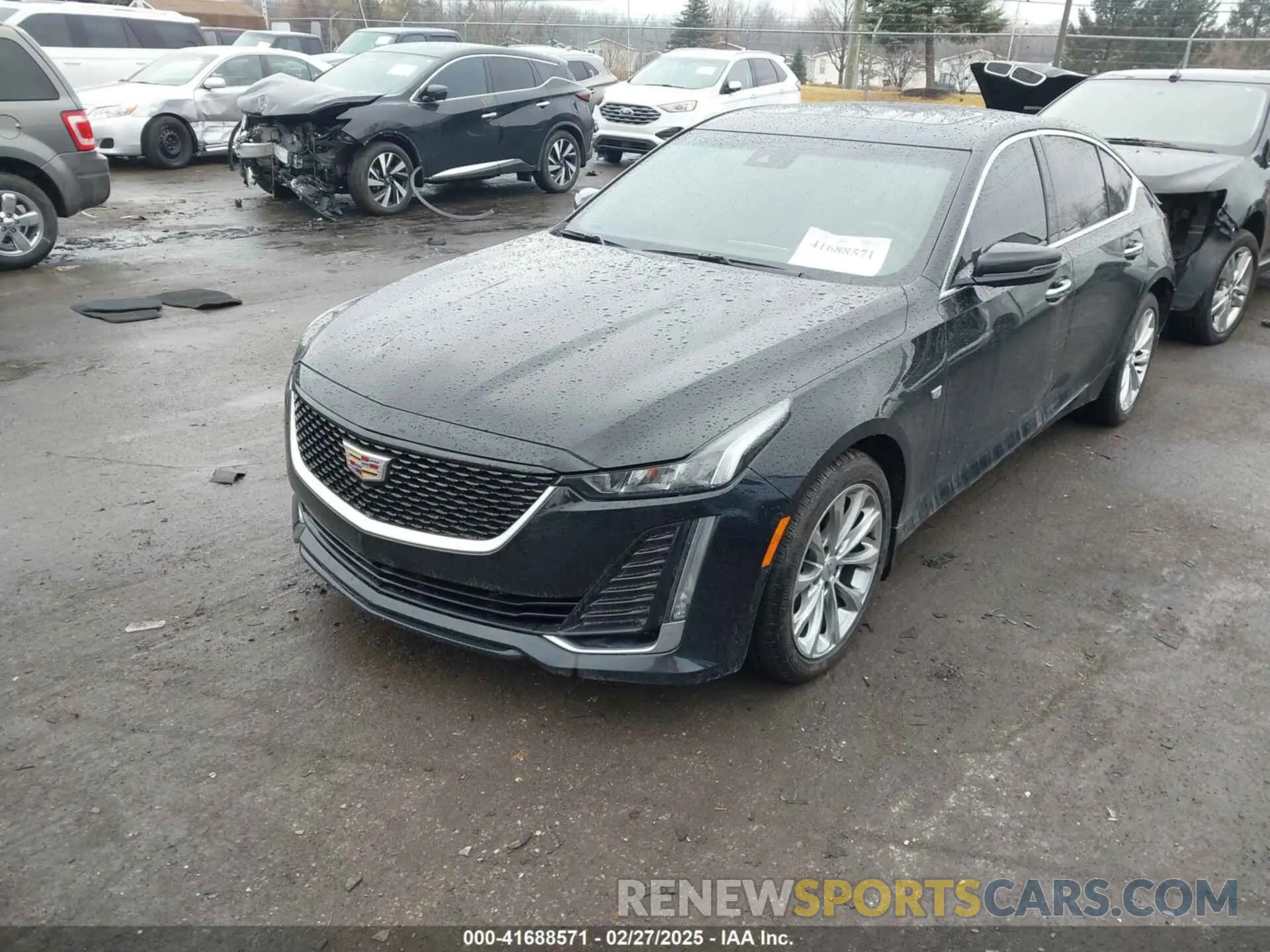 2 Photograph of a damaged car 1G6DT5RK4L0123057 CADILLAC CT5 2020