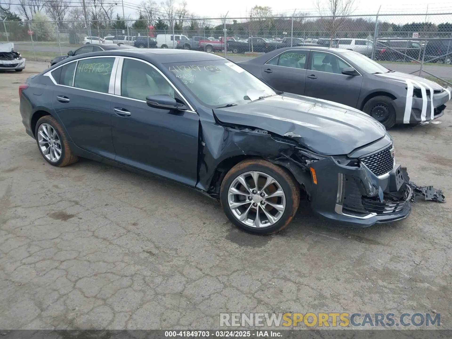 1 Photograph of a damaged car 1G6DT5RK7L0141035 CADILLAC CT5 2020