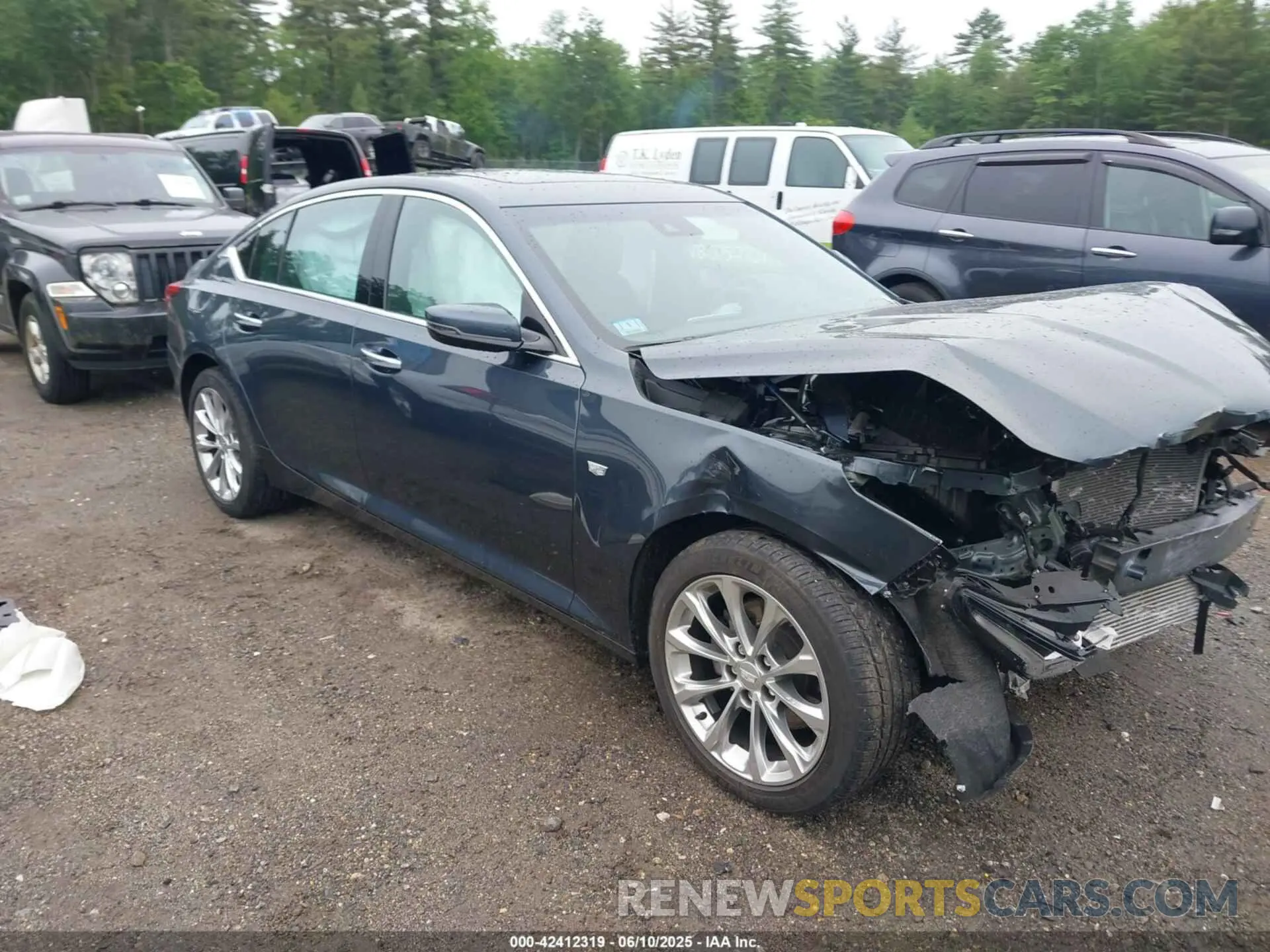 1 Photograph of a damaged car 1G6DT5RK9L0129078 CADILLAC CT5 2020