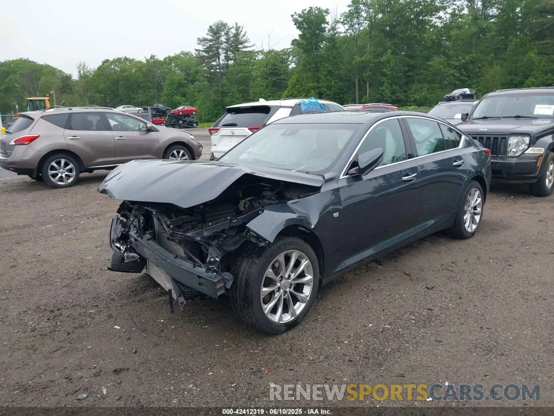 2 Photograph of a damaged car 1G6DT5RK9L0129078 CADILLAC CT5 2020