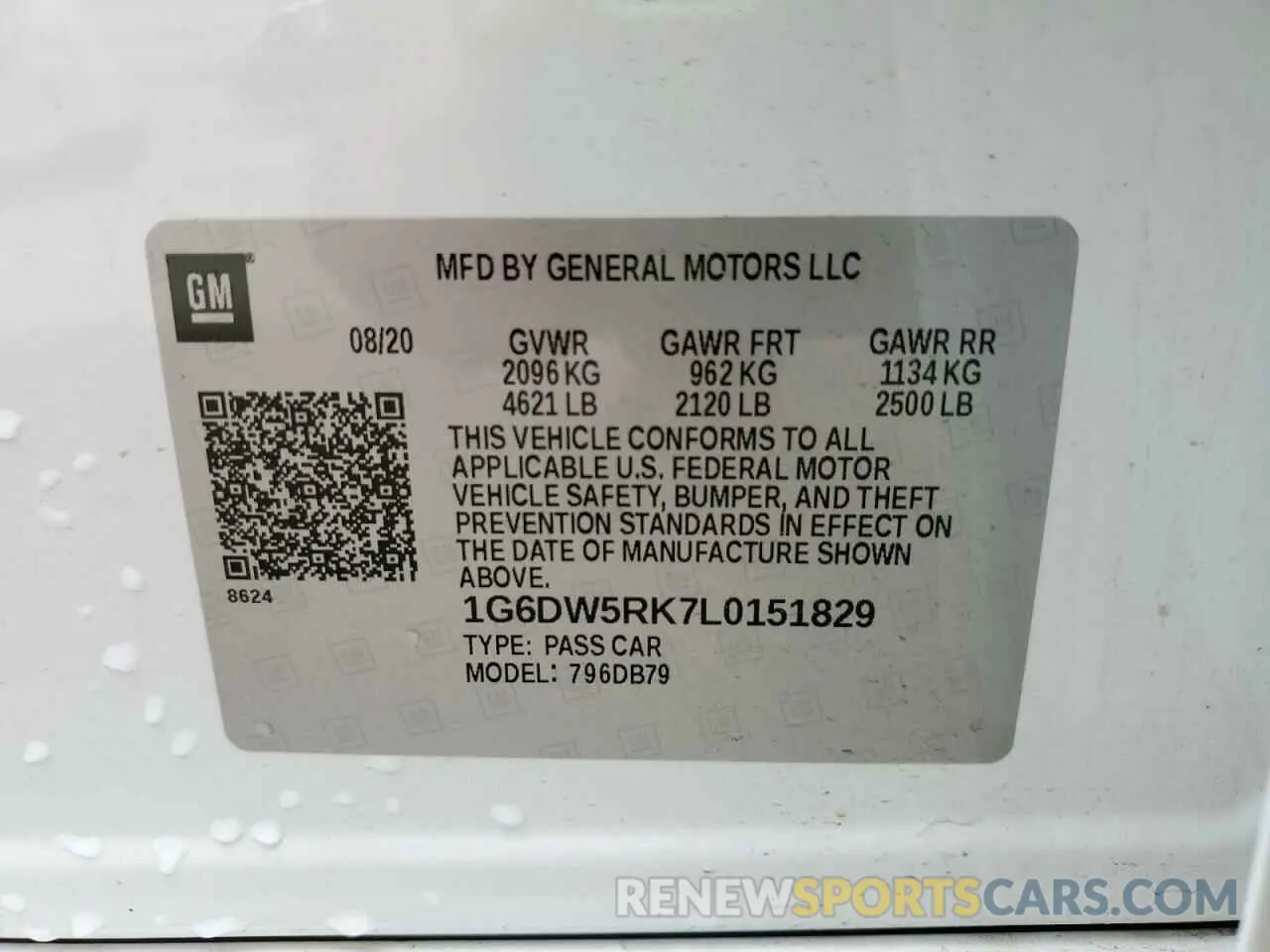 13 Photograph of a damaged car 1G6DW5RK7L0151829 CADILLAC CT5 2020