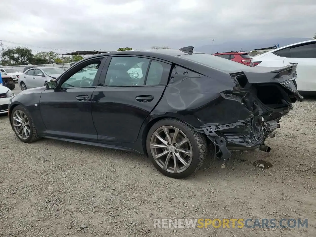 2 Photograph of a damaged car 1G6DP5RK4M0116521 CADILLAC CT5 2021