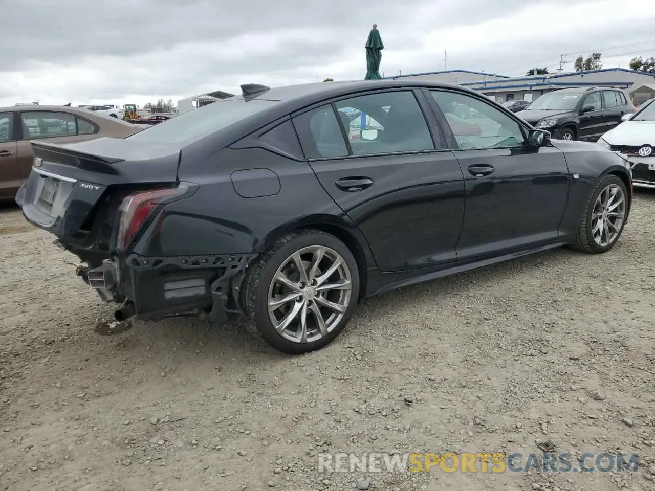 3 Photograph of a damaged car 1G6DP5RK4M0116521 CADILLAC CT5 2021