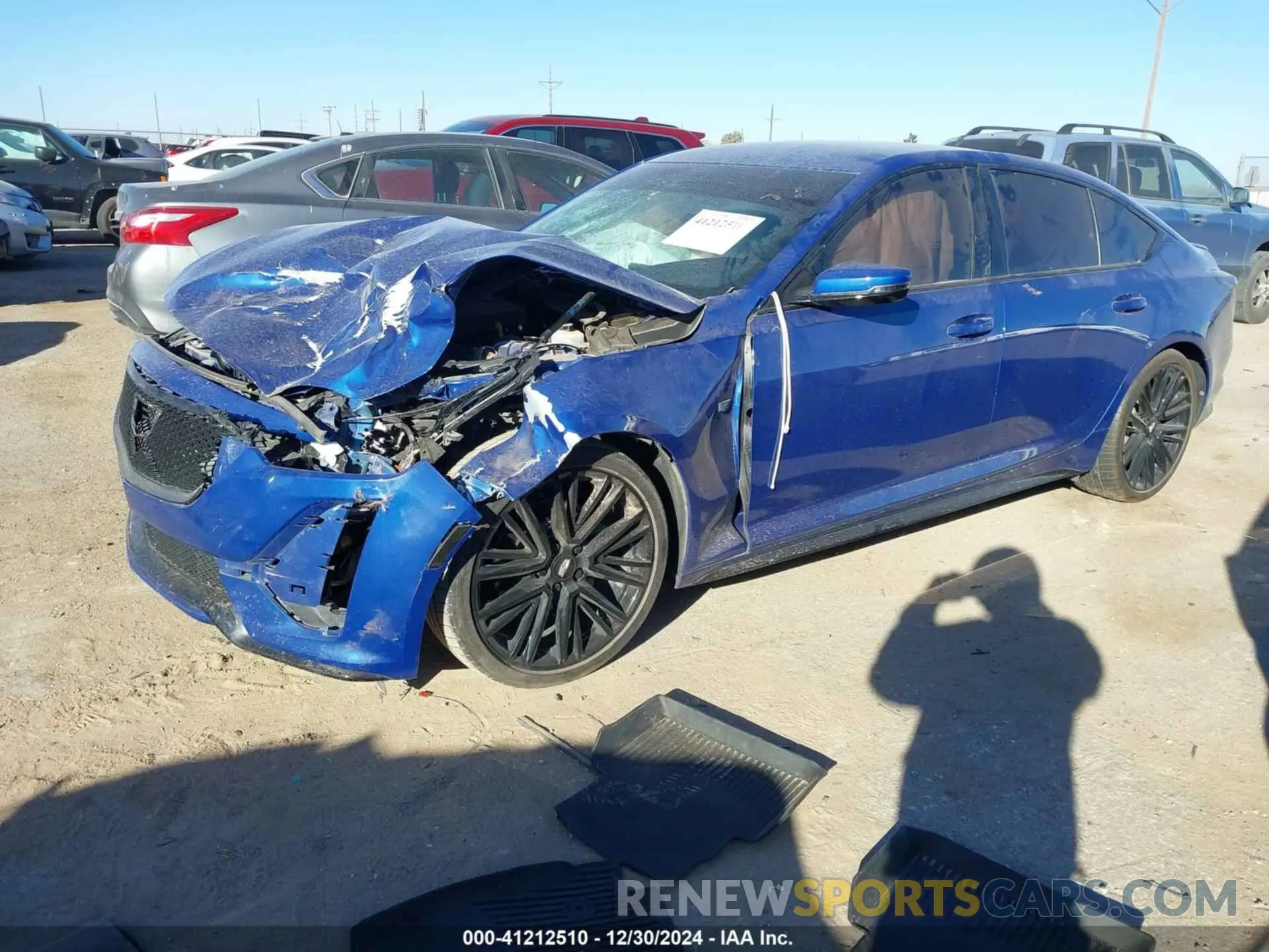2 Photograph of a damaged car 1G6DP5RK9M0120788 CADILLAC CT5 2021